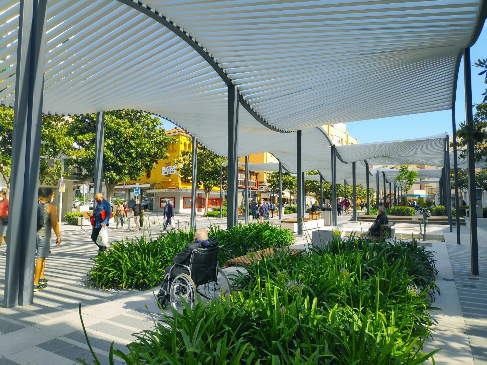 La plaza Costa del Sol, localizada en Torremolinos.