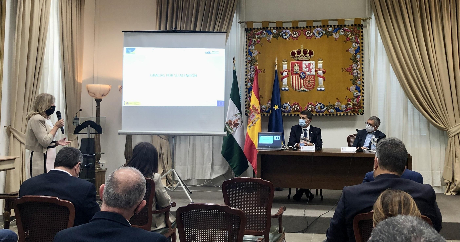 Un momento de la presentación de la estrategia en la Subdelegación del Gobierno en Málaga.