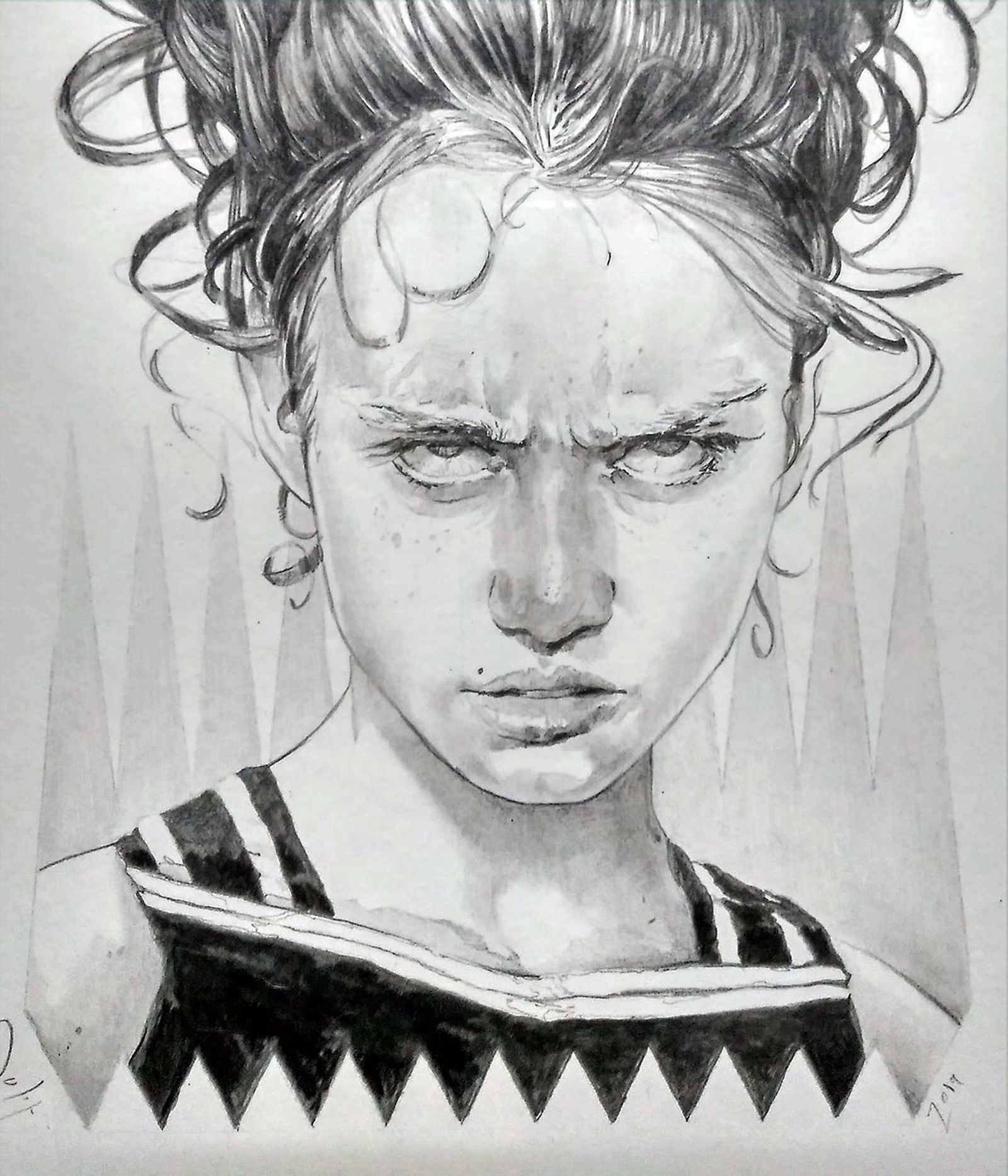 Pintura de Julio Serrano expuesta en la Galería Zunino.