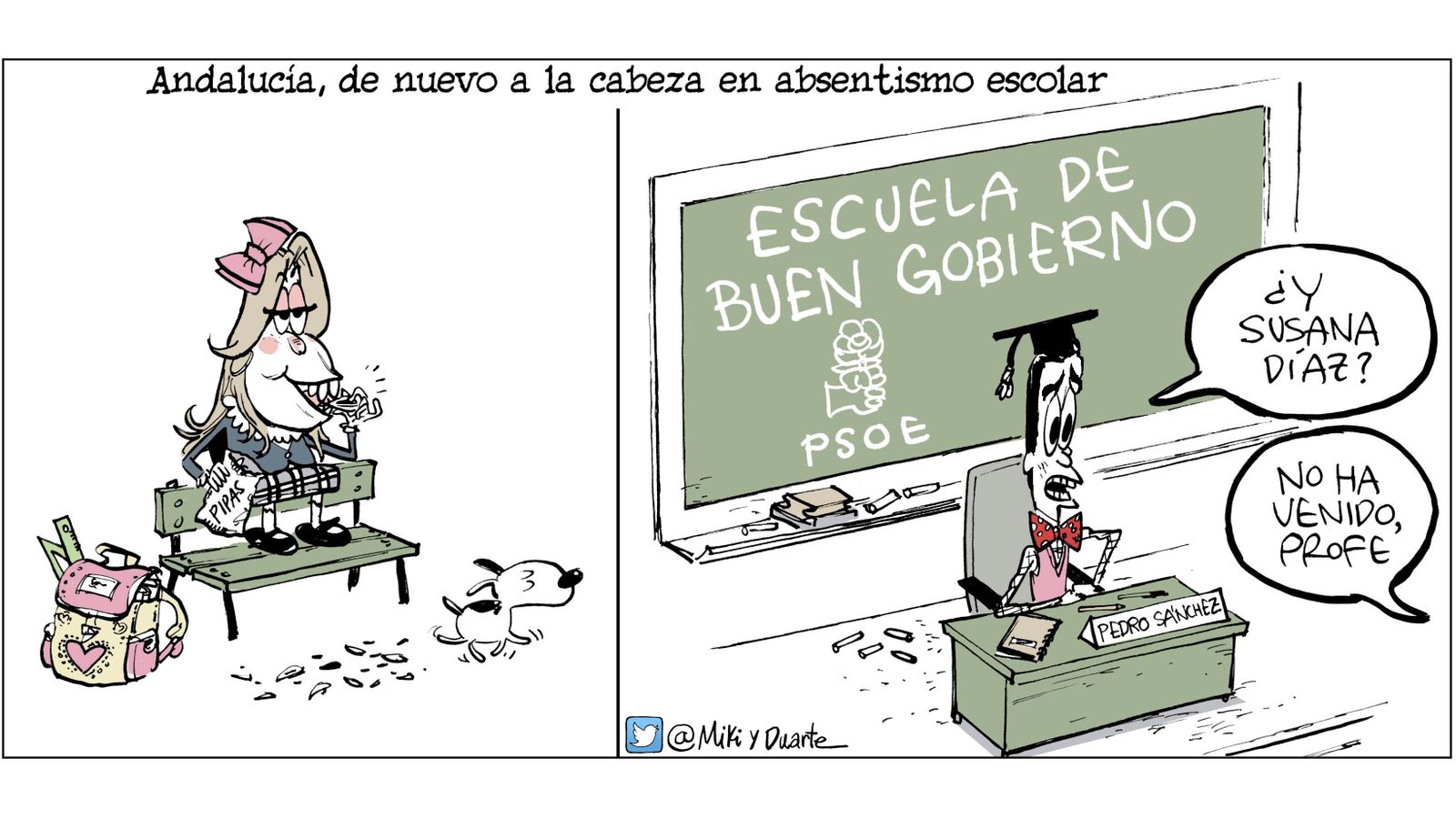 Susana Díaz, cronología viñeta a viñeta