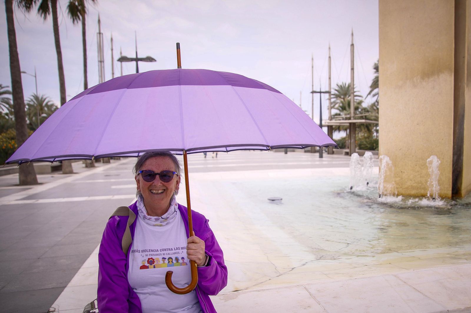 Las imágenes de la manifestación realizada por la Plataforma de Acción Feminista en Almería