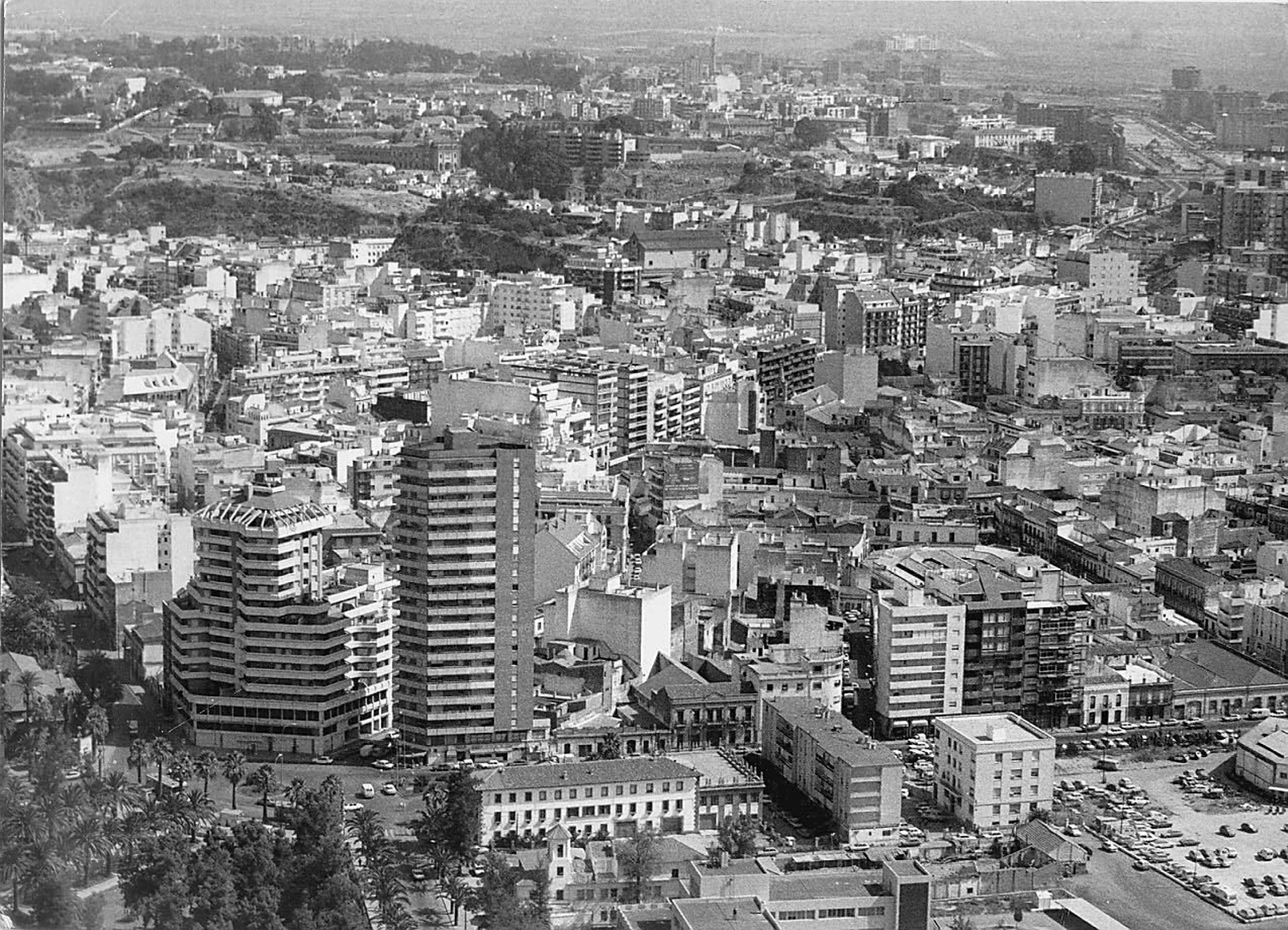 Vista panorámica de la ciudad de Huelva.