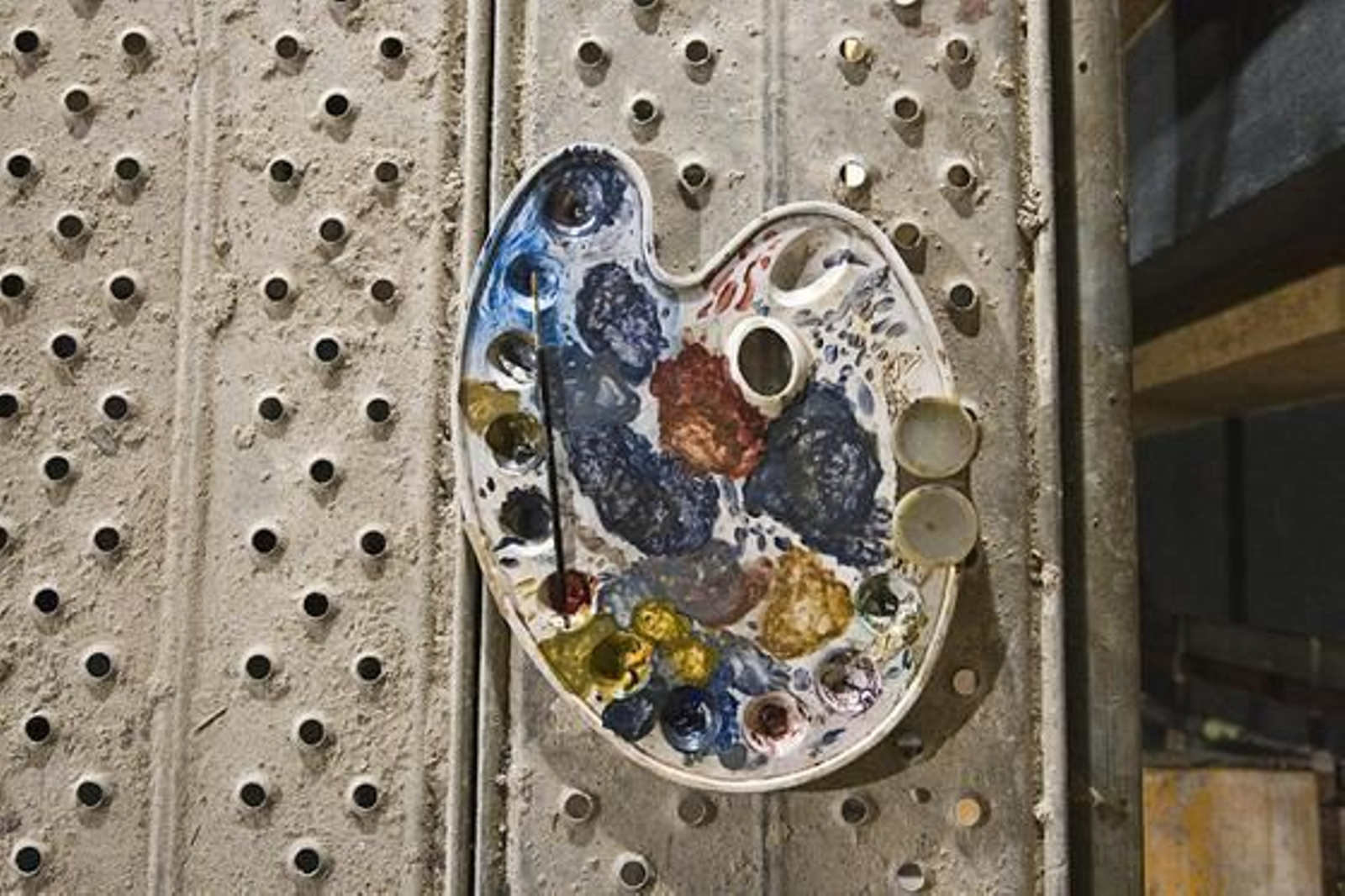 Aparecen nuevos frescos en los trabajos de rehabilitación del Oratorio de San Felipe Neri. 

Foto: Julio Gonzalez