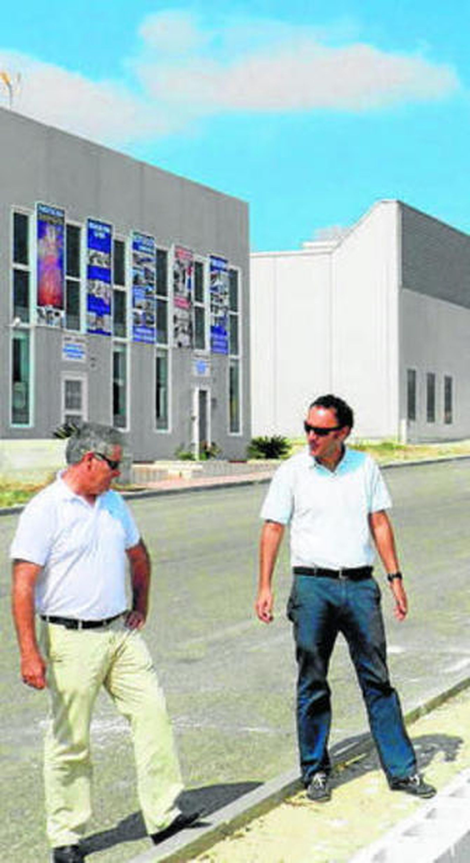 Visita a los trabajos.