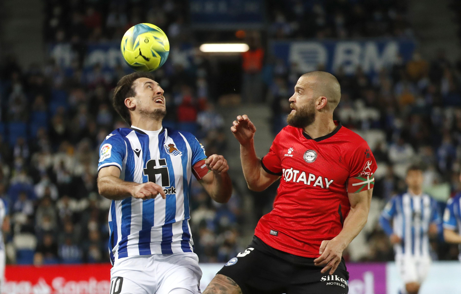 Oyarzabal y Laguardia en el Alavés-Cádiz.