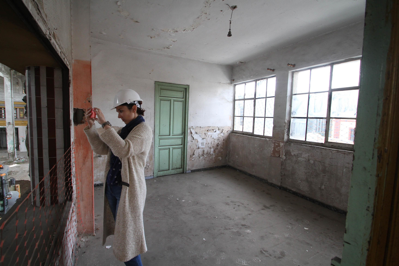 La visita del alcalde a las obras del Mercado Puerta de la Carne, en imágenes