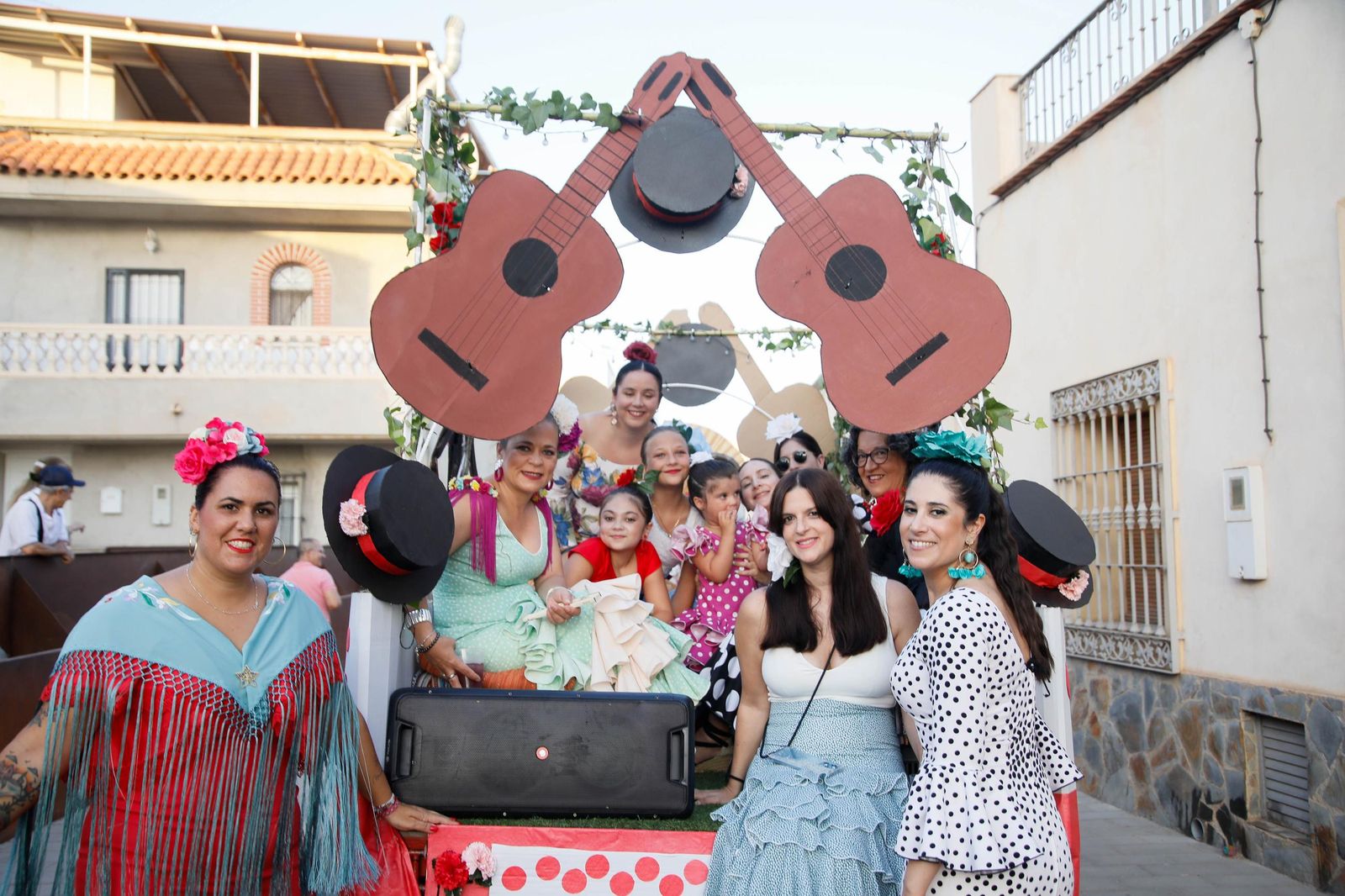 Así se ha vivido el tradicional desfile de carrozas de Gérgal