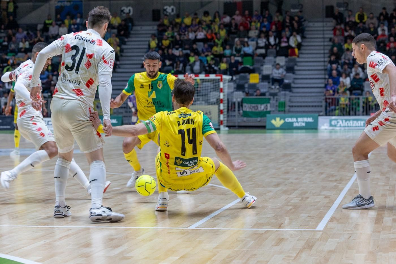 Las mejores fotos del empate entre Jaén Paraíso Interior FS y ElPozo Murcia