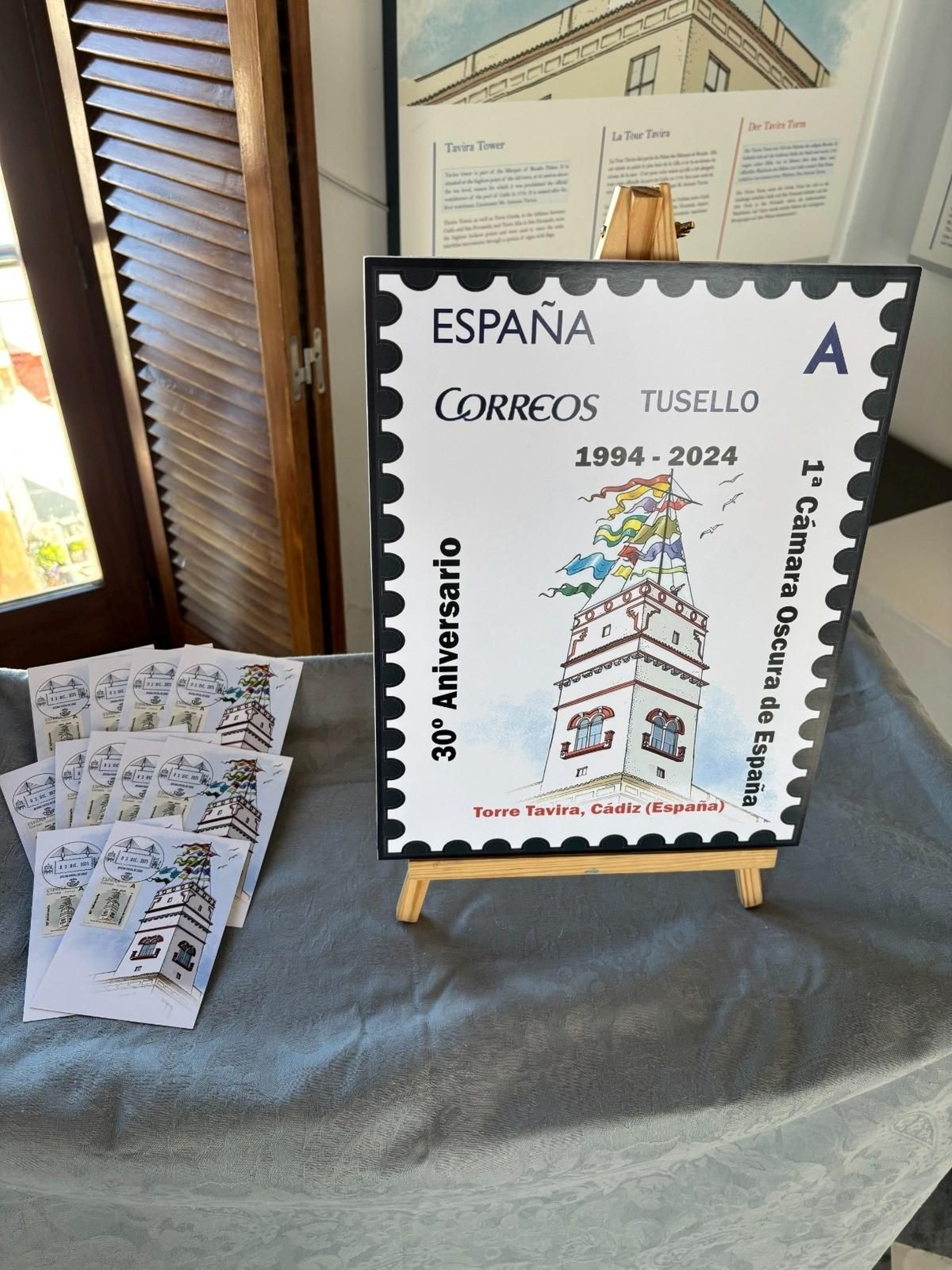 Imagen del sello conmemorativo.