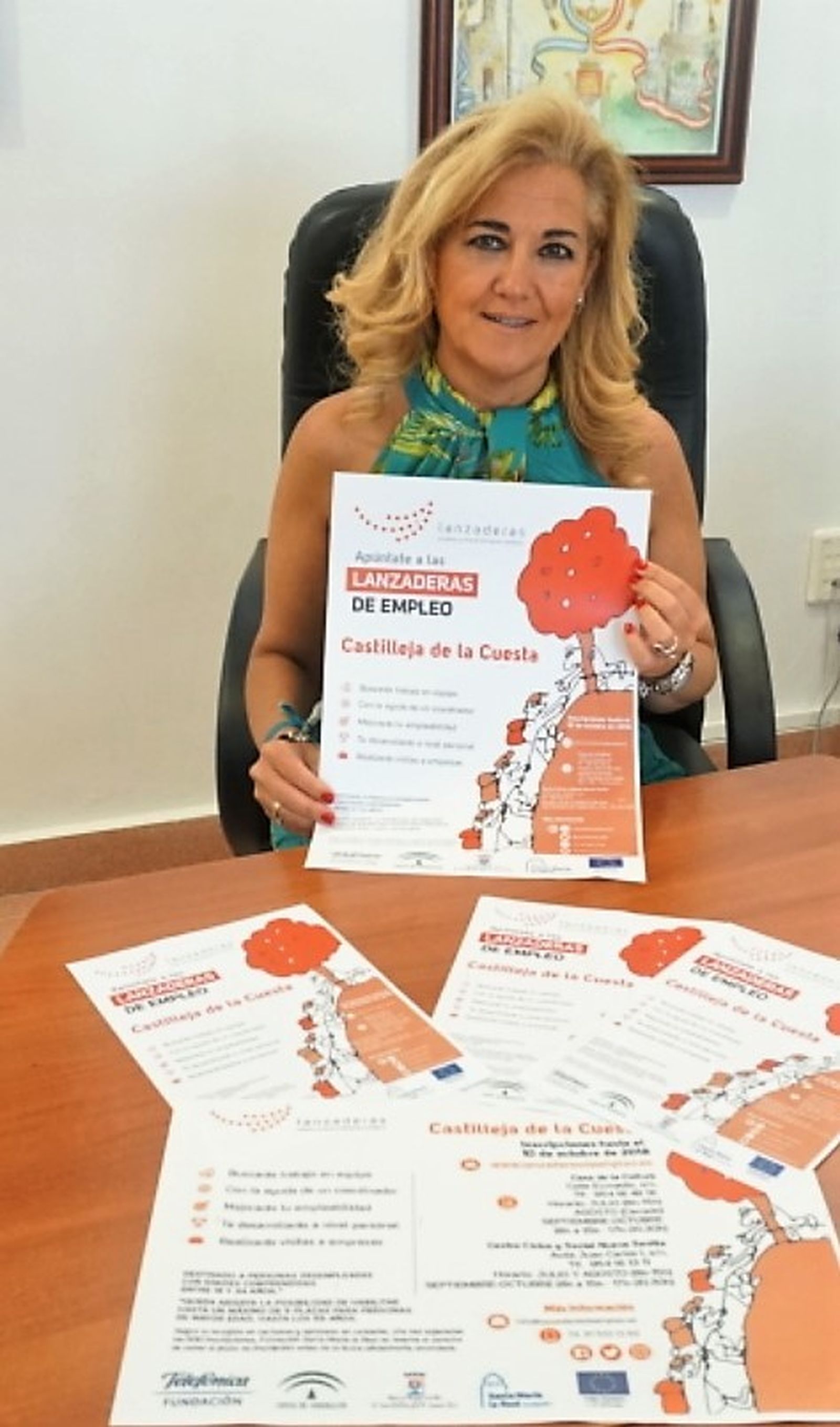 La alcaldesa de Castilleja de la Cuesta, Carmen Herrera.