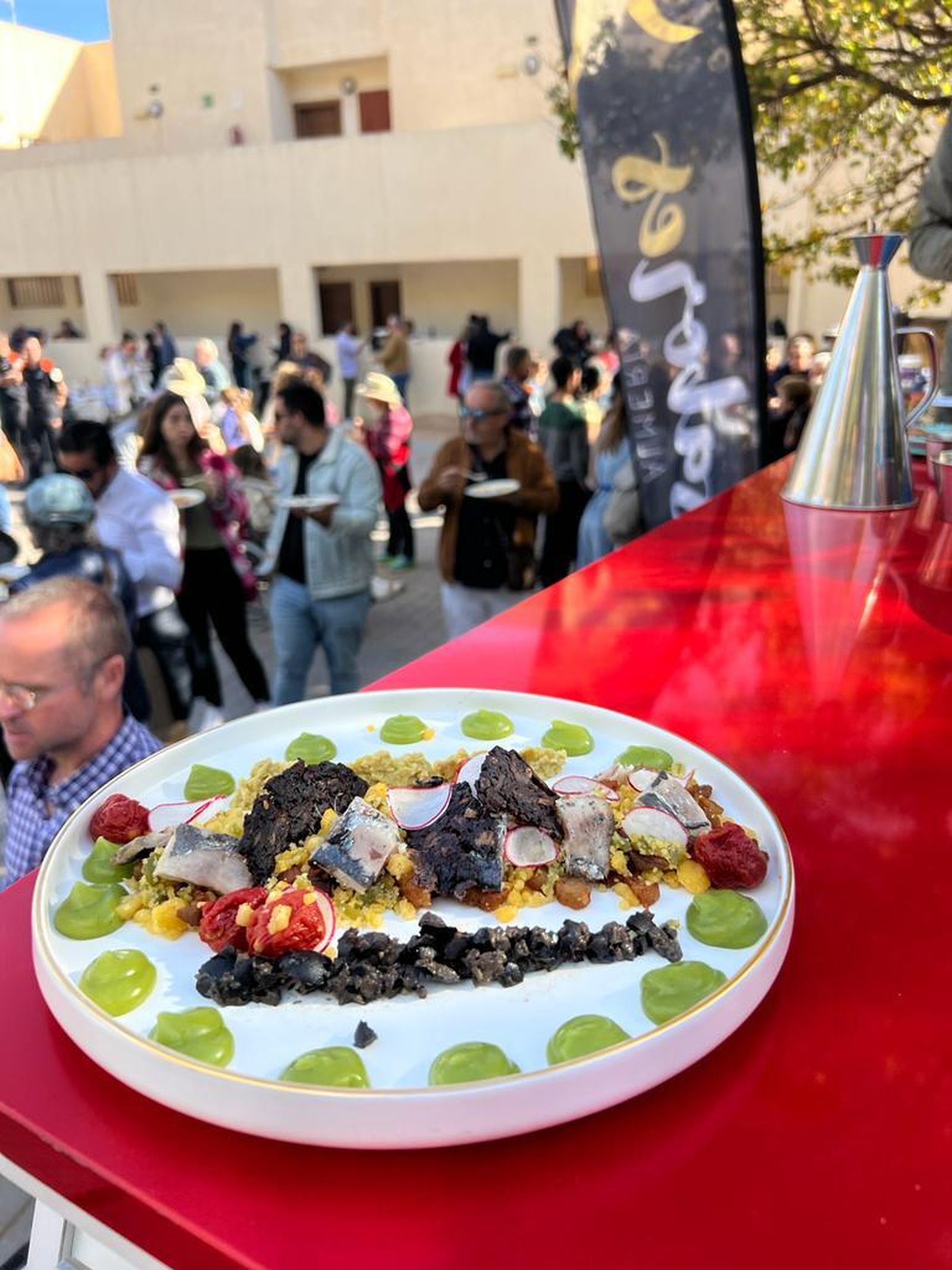 Parte del resultado del showcooking.