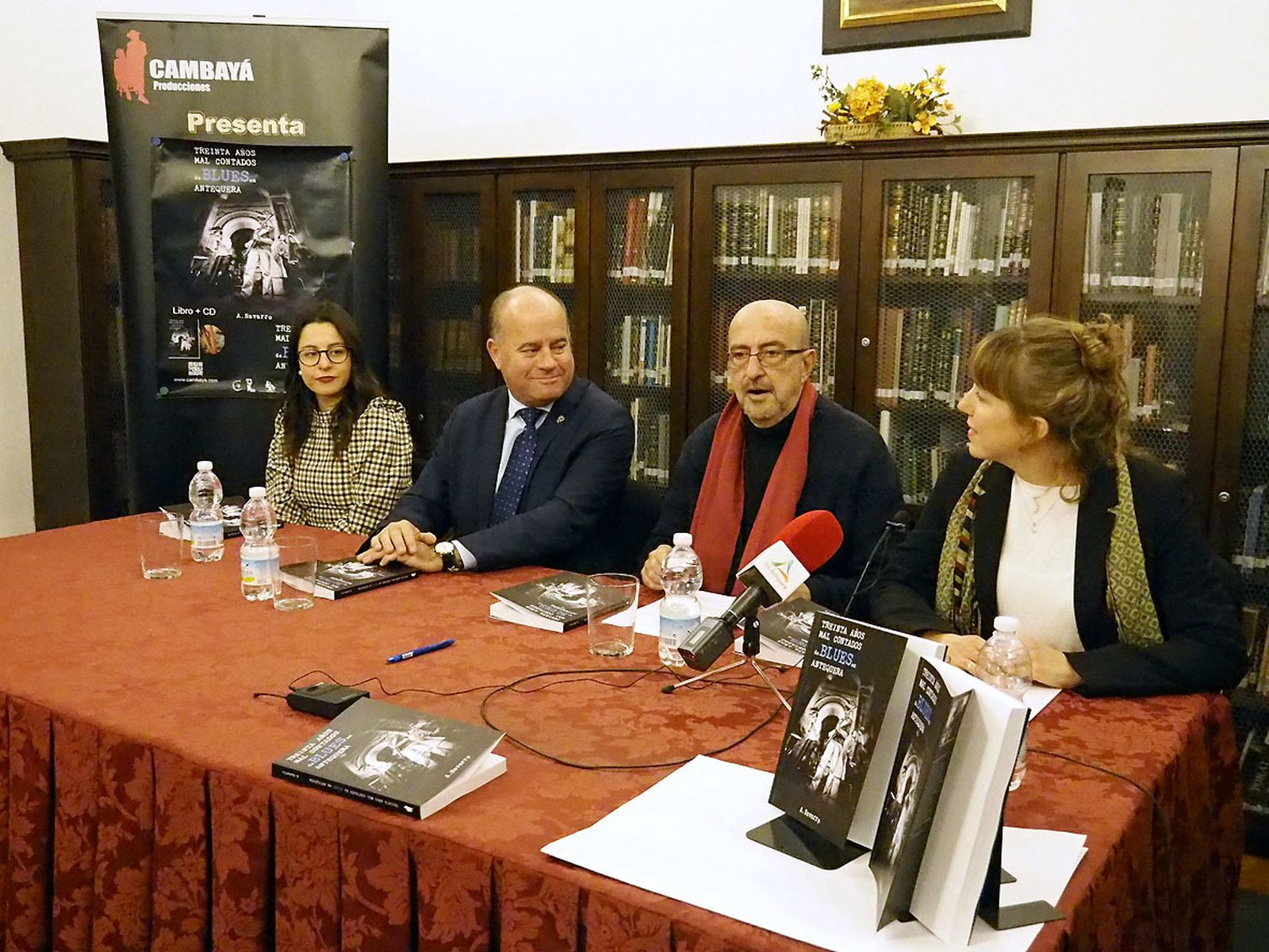 Presentación del libro sobre el festival de blues
