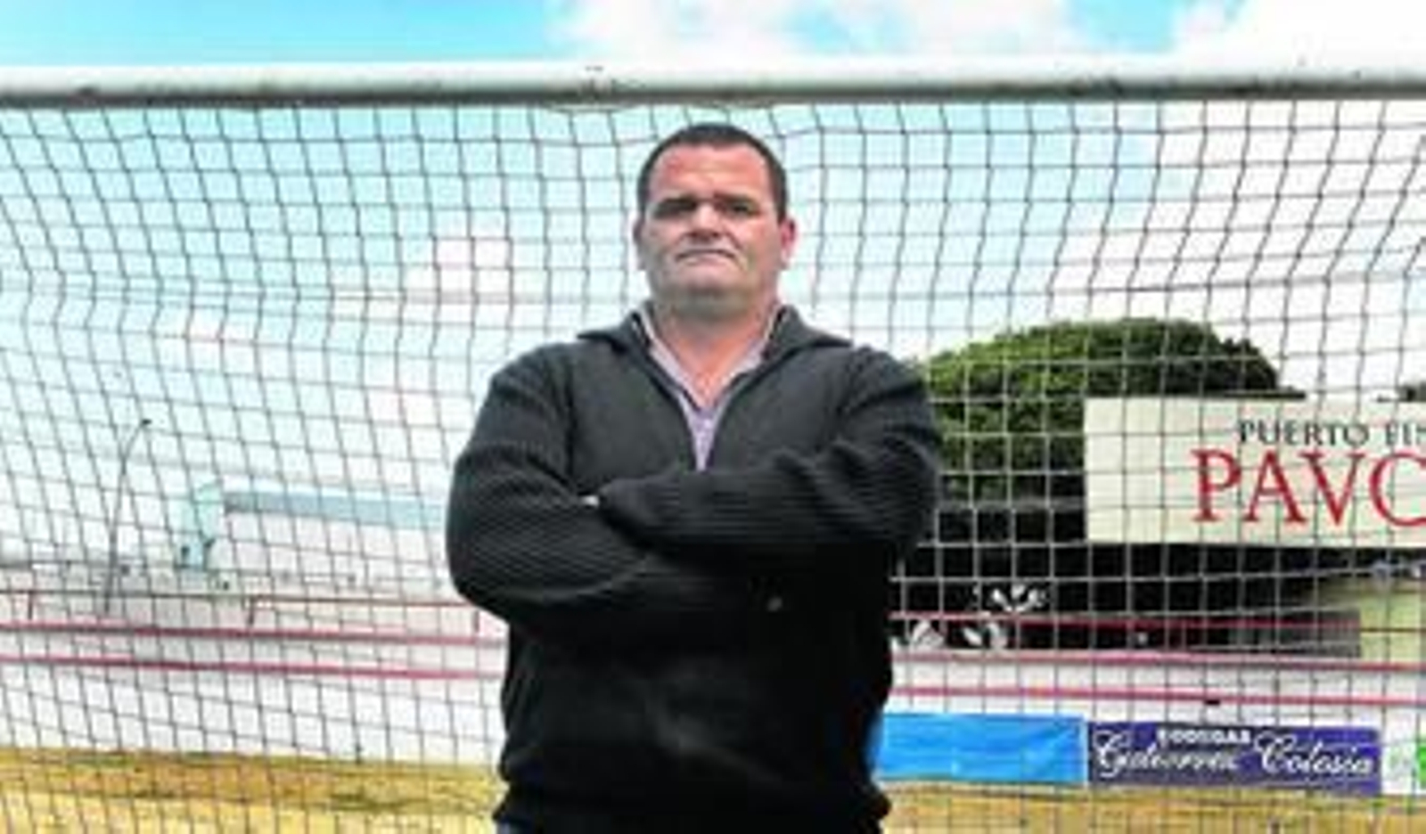 Javi Otero, director deportivo del Puerto Real, confía en la mejoría del equipo.