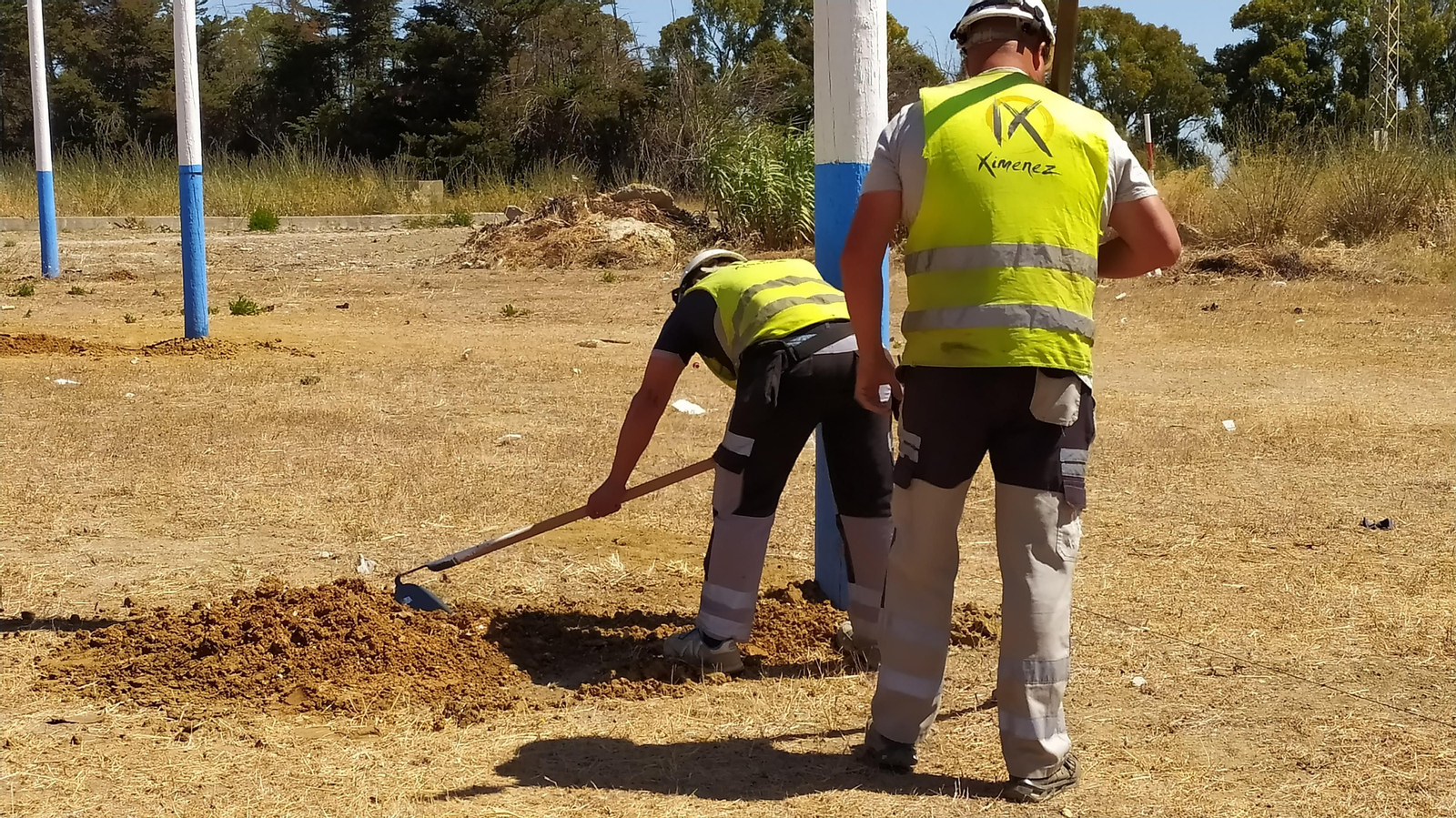 Preparativos para la Feria del Carmen en San Fernando