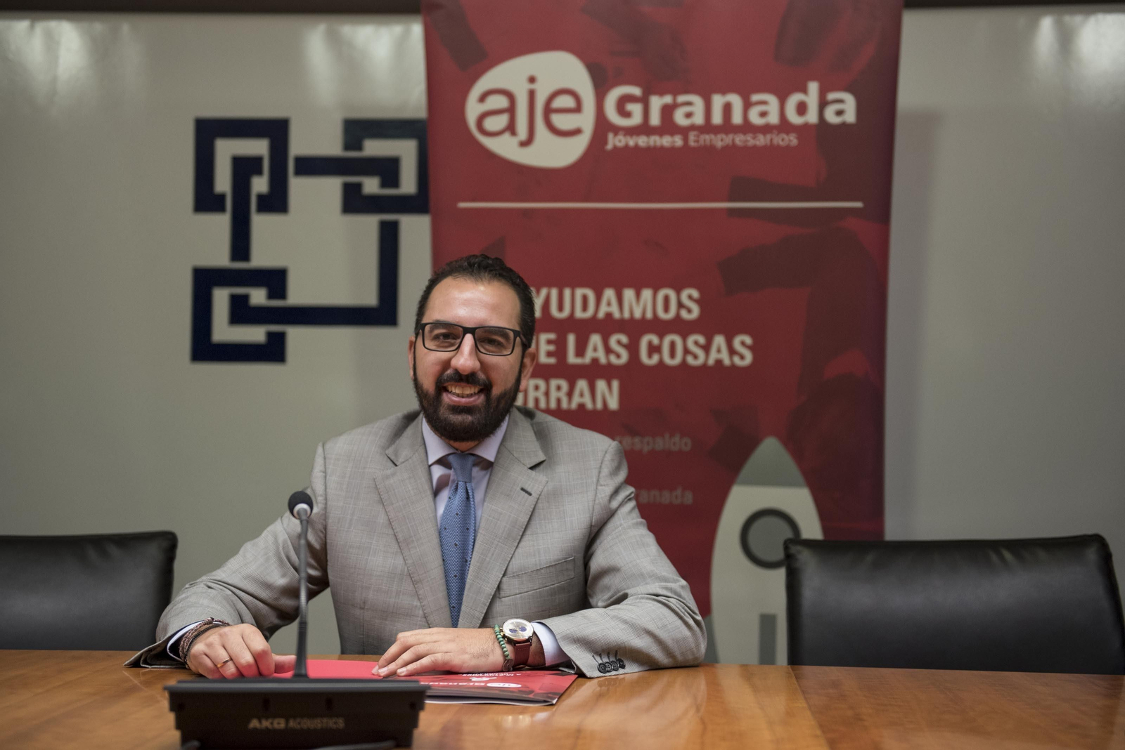 Melesio Peña, tras su reelección.