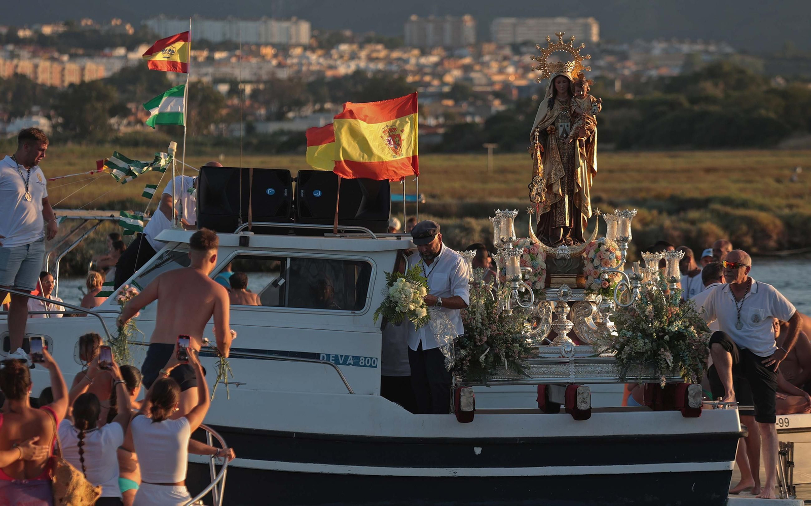 Fotos de la procesión de la Virgen del Carmen en Palmones