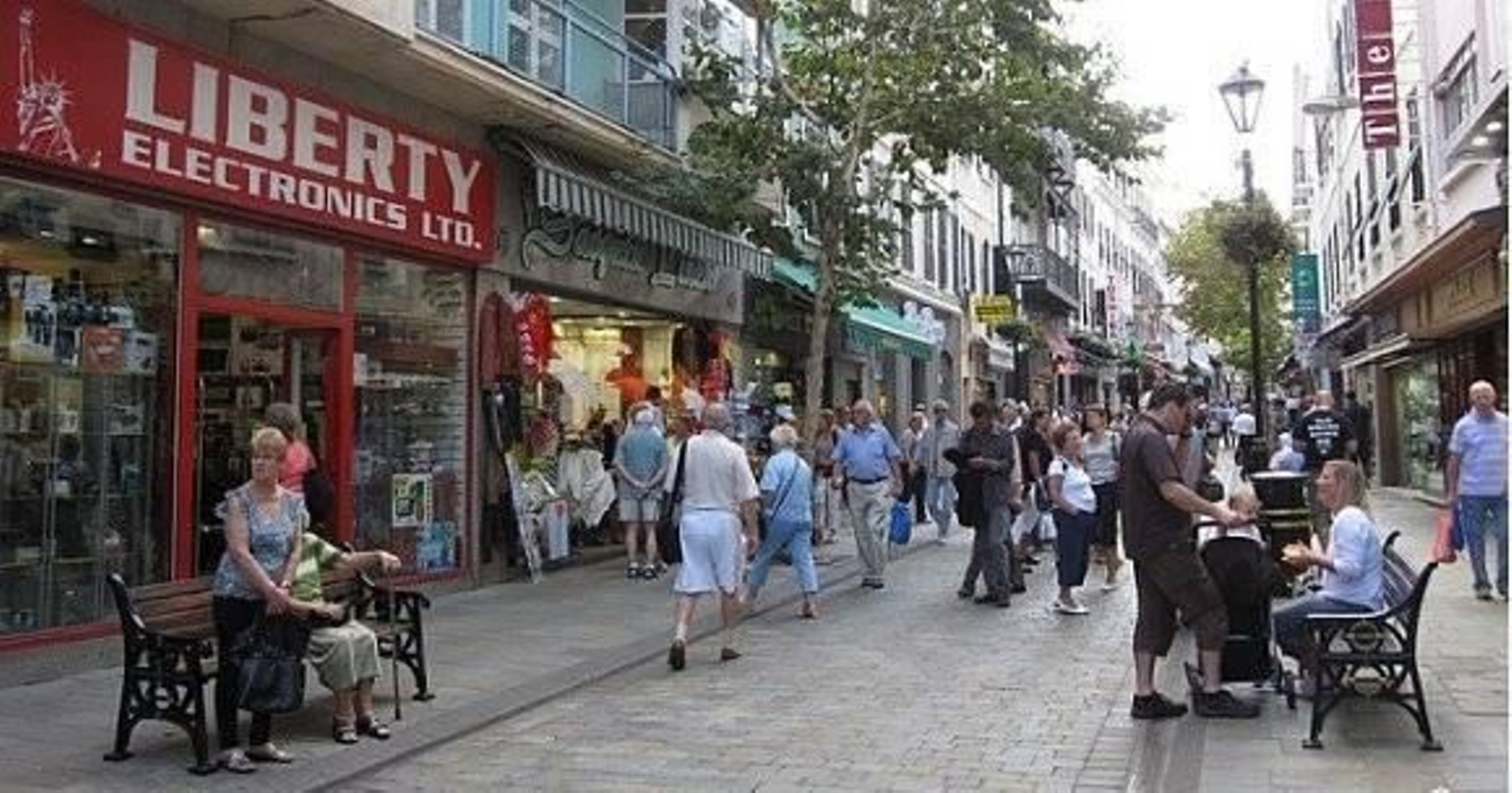 La calle Real de Gibraltar, en una imagen de archivo