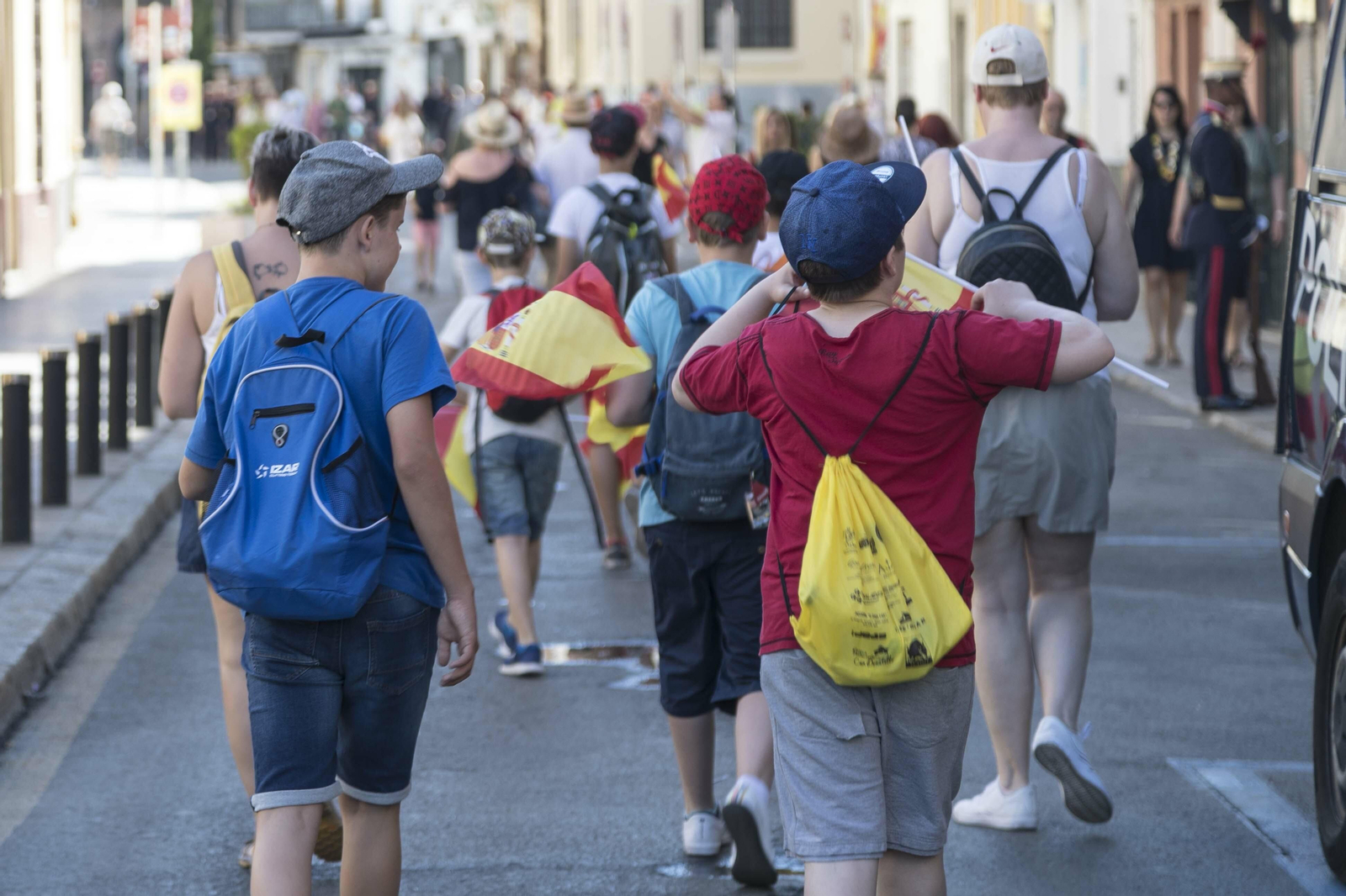 Las imágenes del desfile del Día de las Fuerzas Armadas en Sevilla