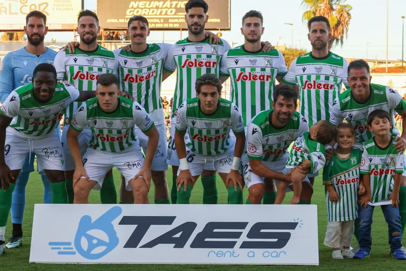 El último once del Atlético Sanluqueño.