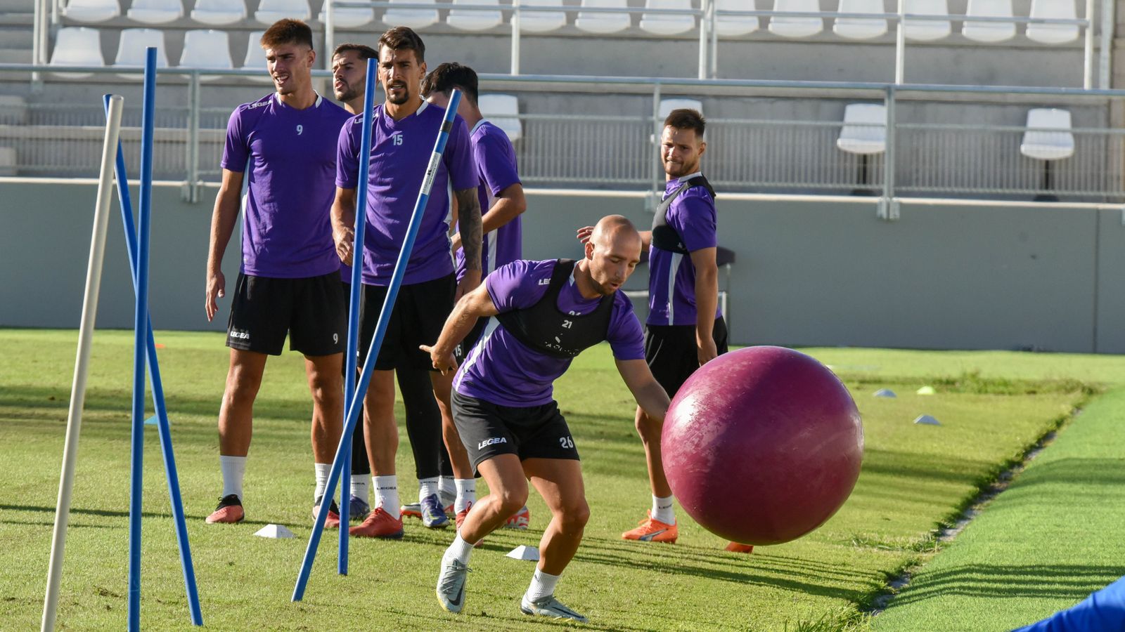 Las fotos del entrenamiento de la Balona previo al partido con el Águilas FC