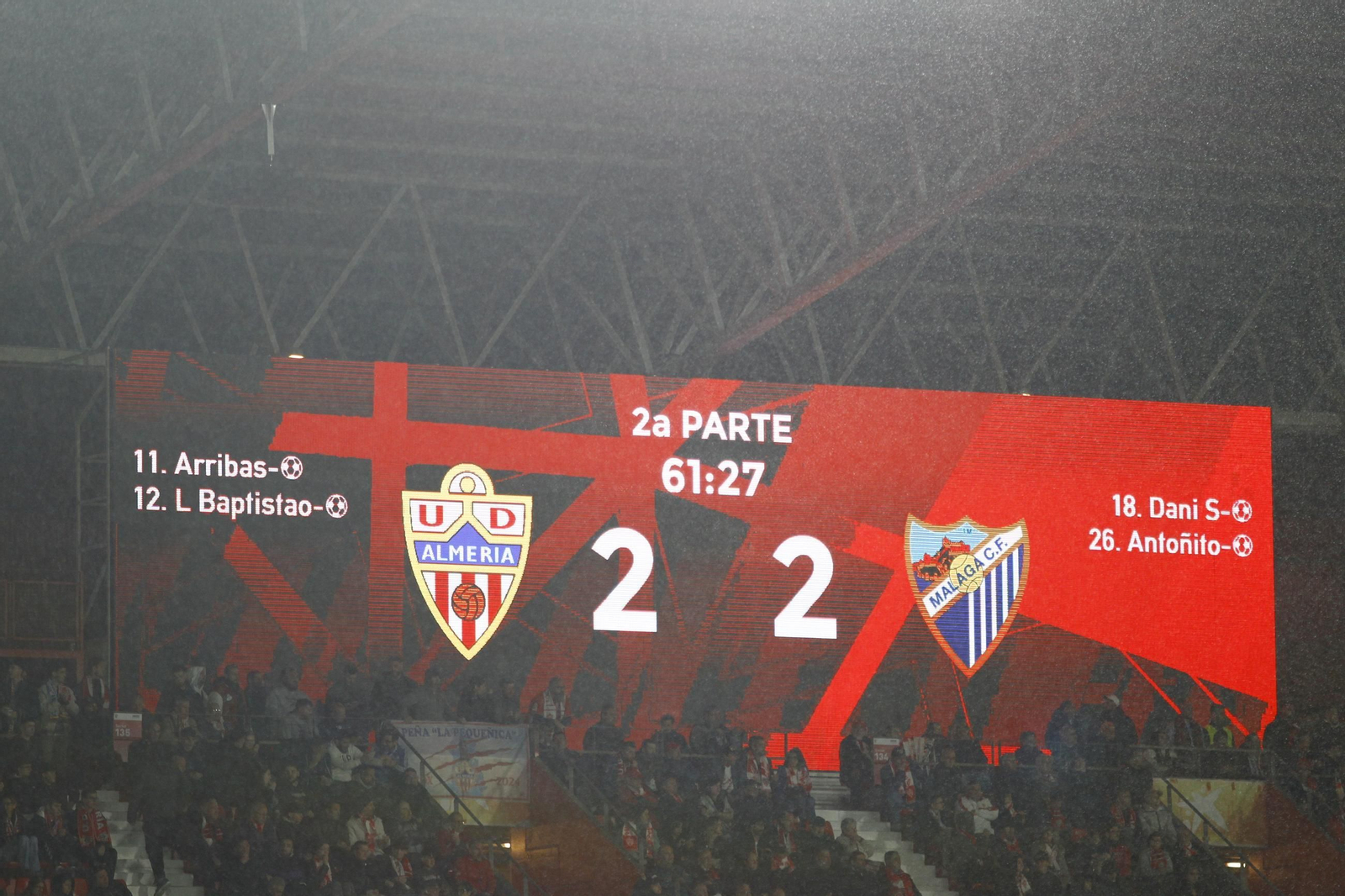 Las mejores imágenes del U.D. Almería-Málaga C.F.