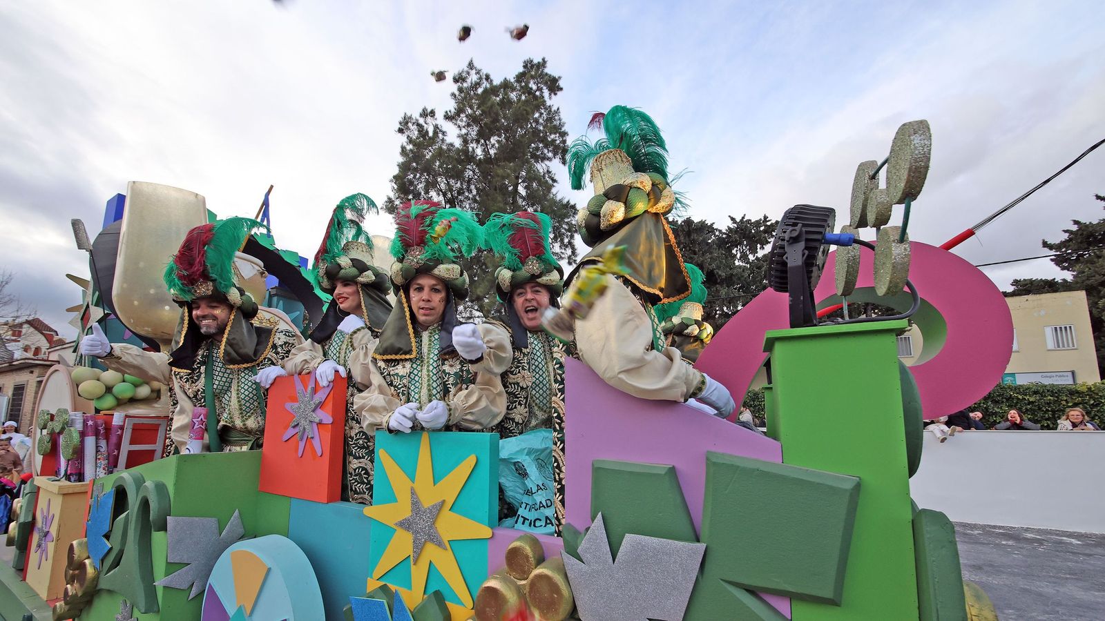 Imágenes de la cabalgata del Cartero Real de Jerez
