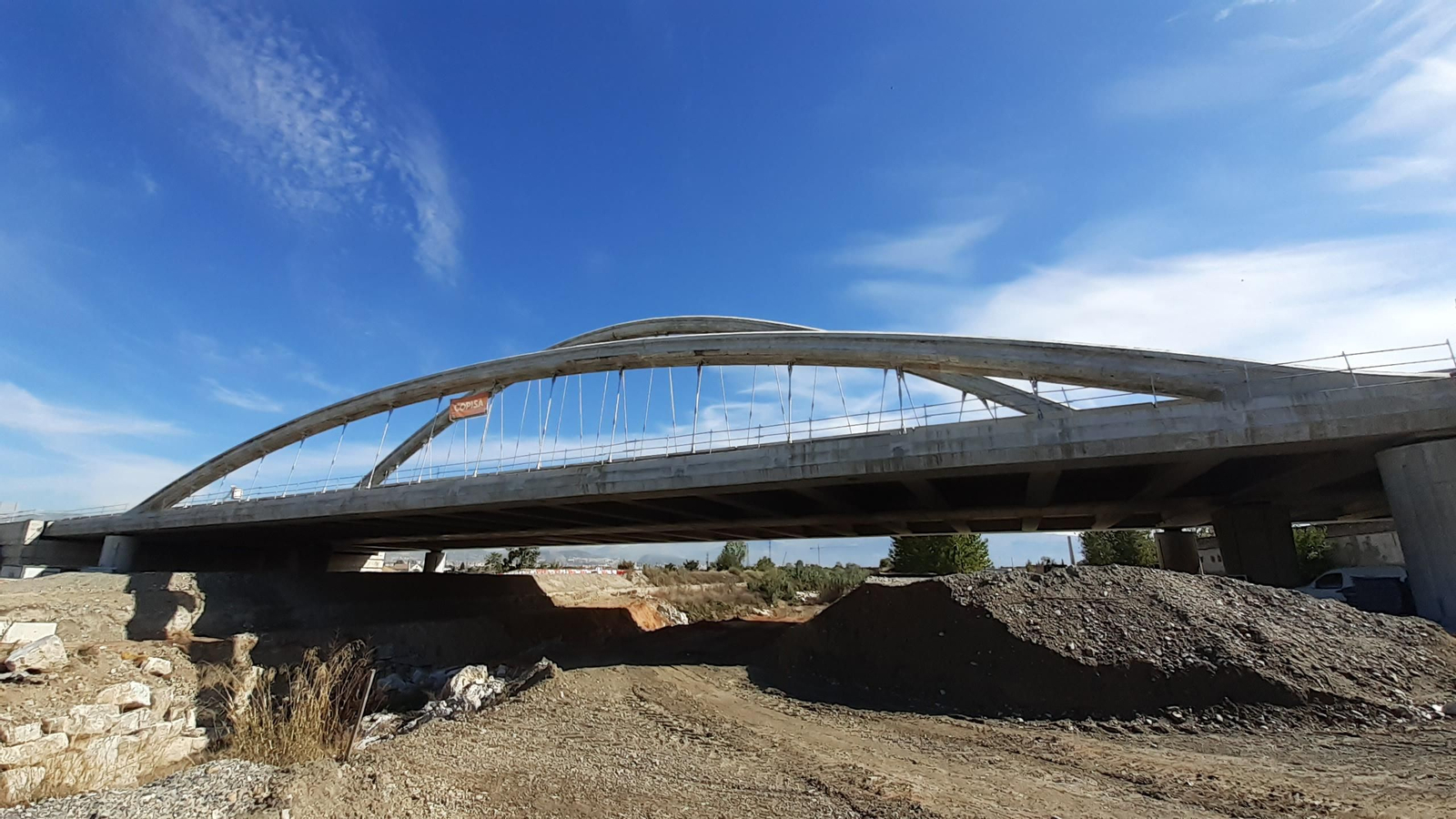 Fotos de la recta final de las obras de la Segunda Circunvalación de Granada