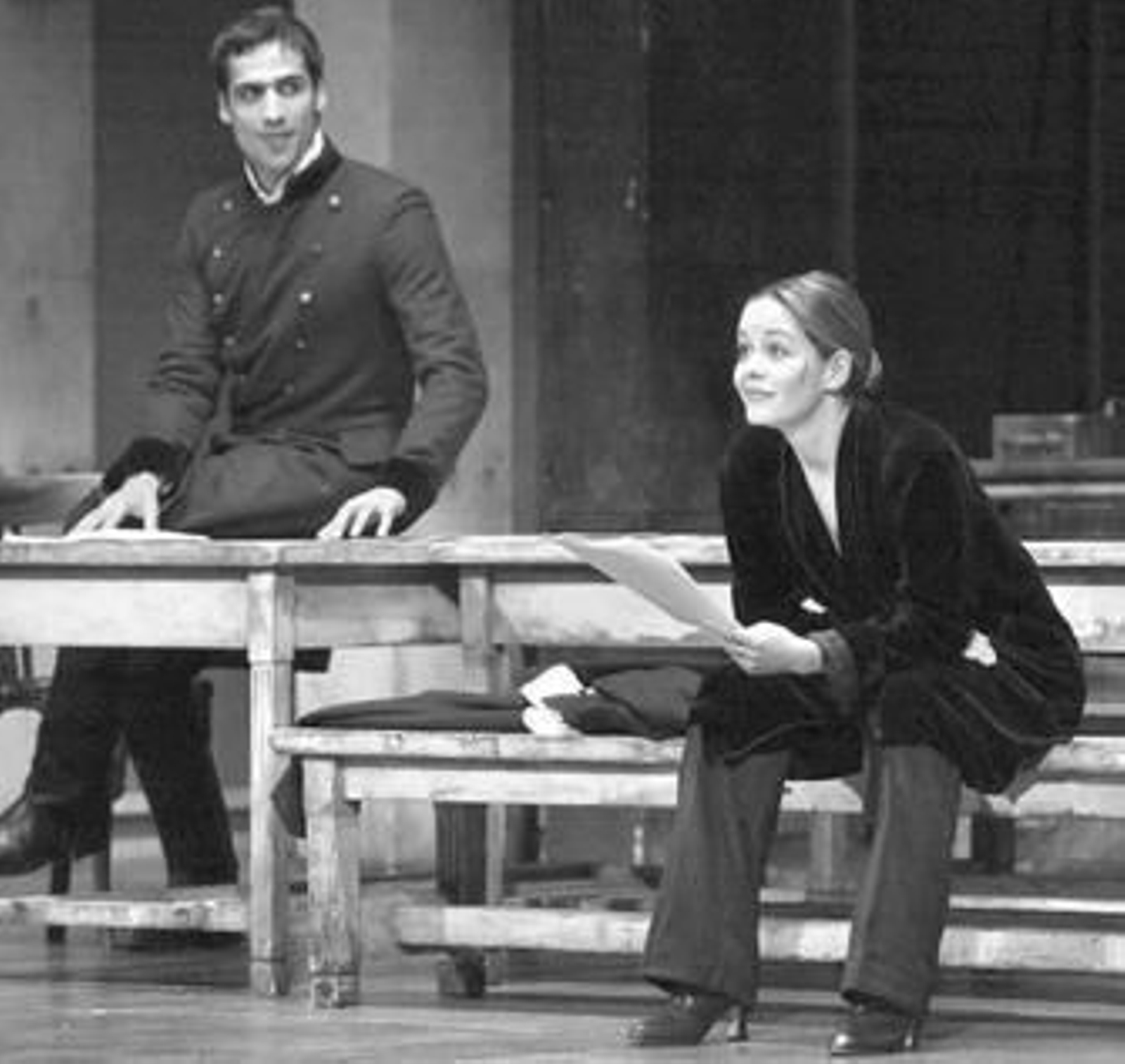 Una de las escenas de 'La señorita Julia' el pasado viernes en el Gran Teatro. Una de las escenas de 'La señorita Julia' el pasado viernes en el Gran Teatro.