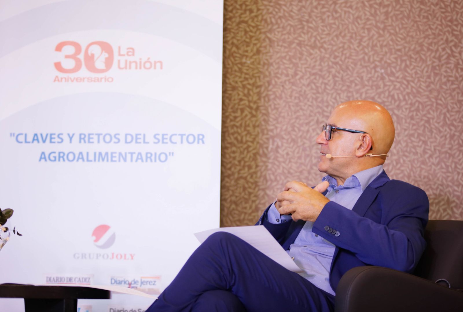 Imágenes del desayuno coloquio de Diario de Almería, con Jesús Barranco, CEO de La Unión