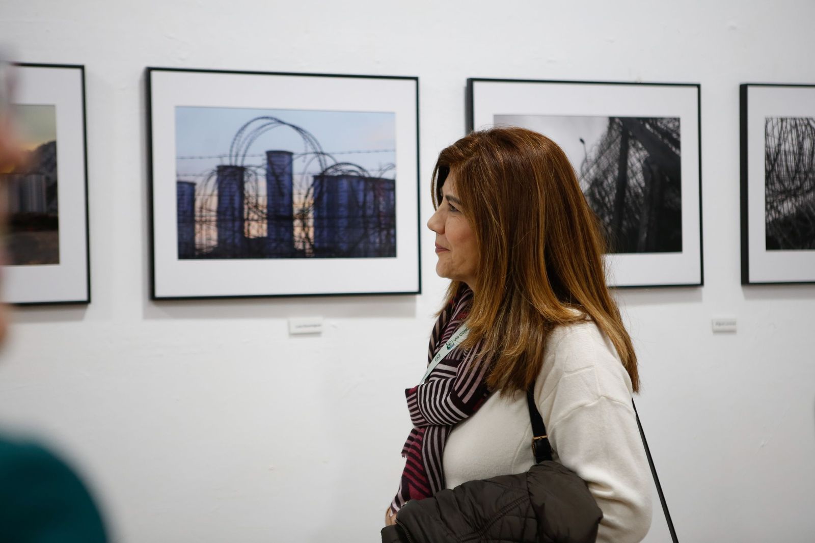 Fotos de la exposición de Infocus sobre la Verja de Gibraltar