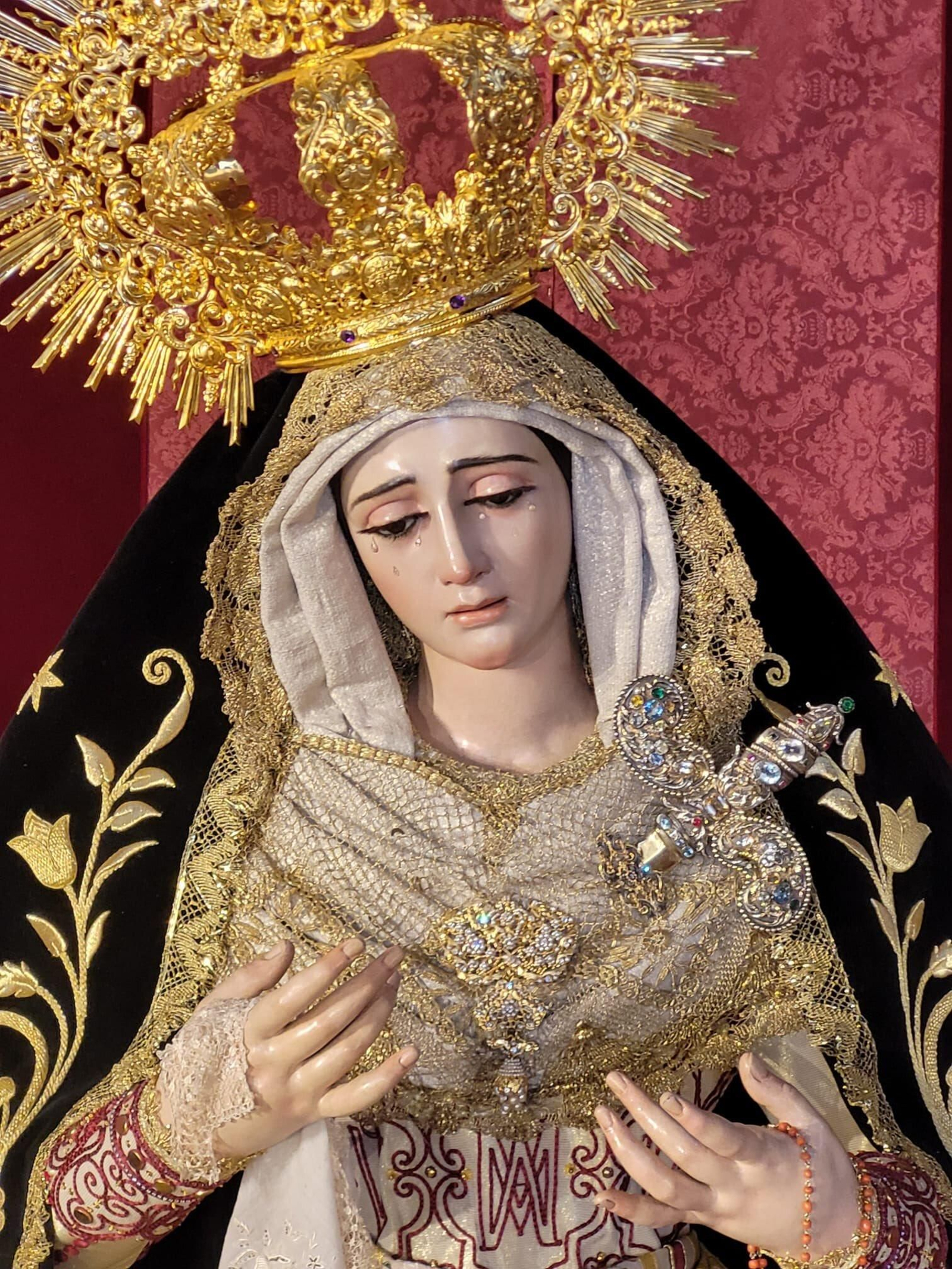 La Virgen de la Victoria tras su restauración