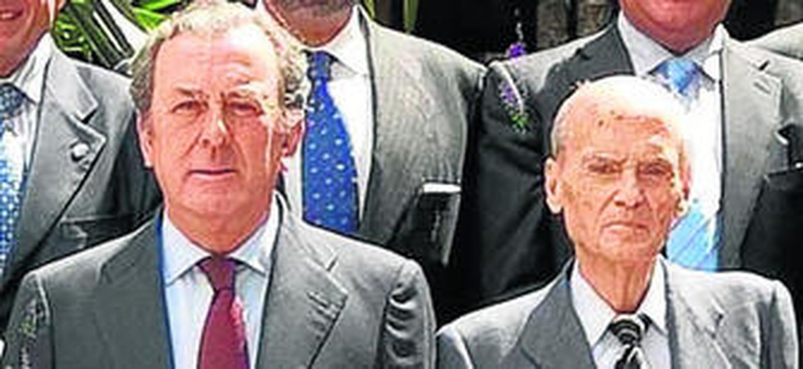 Javier Benjumea y Jaime Ybarra, en un acto de la Fundación el año pasado.