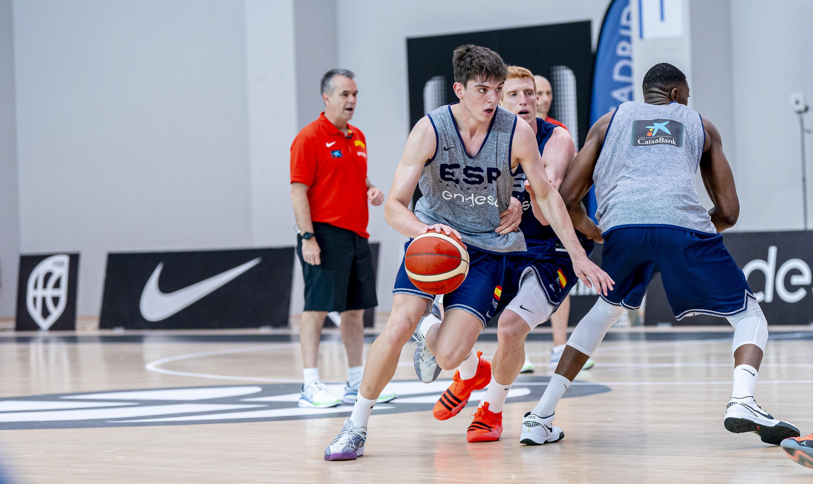 La selección española sigue trabajando en Madrid La selección española sigue trabajando en Madrid