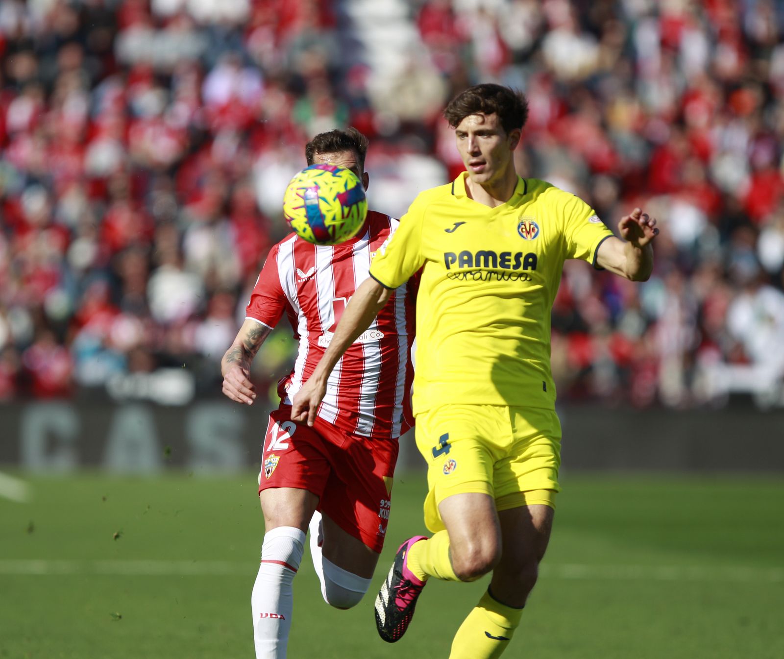 Imágenes de la derrota de la U.D. Almería ante el Villarreal por 0 a 2