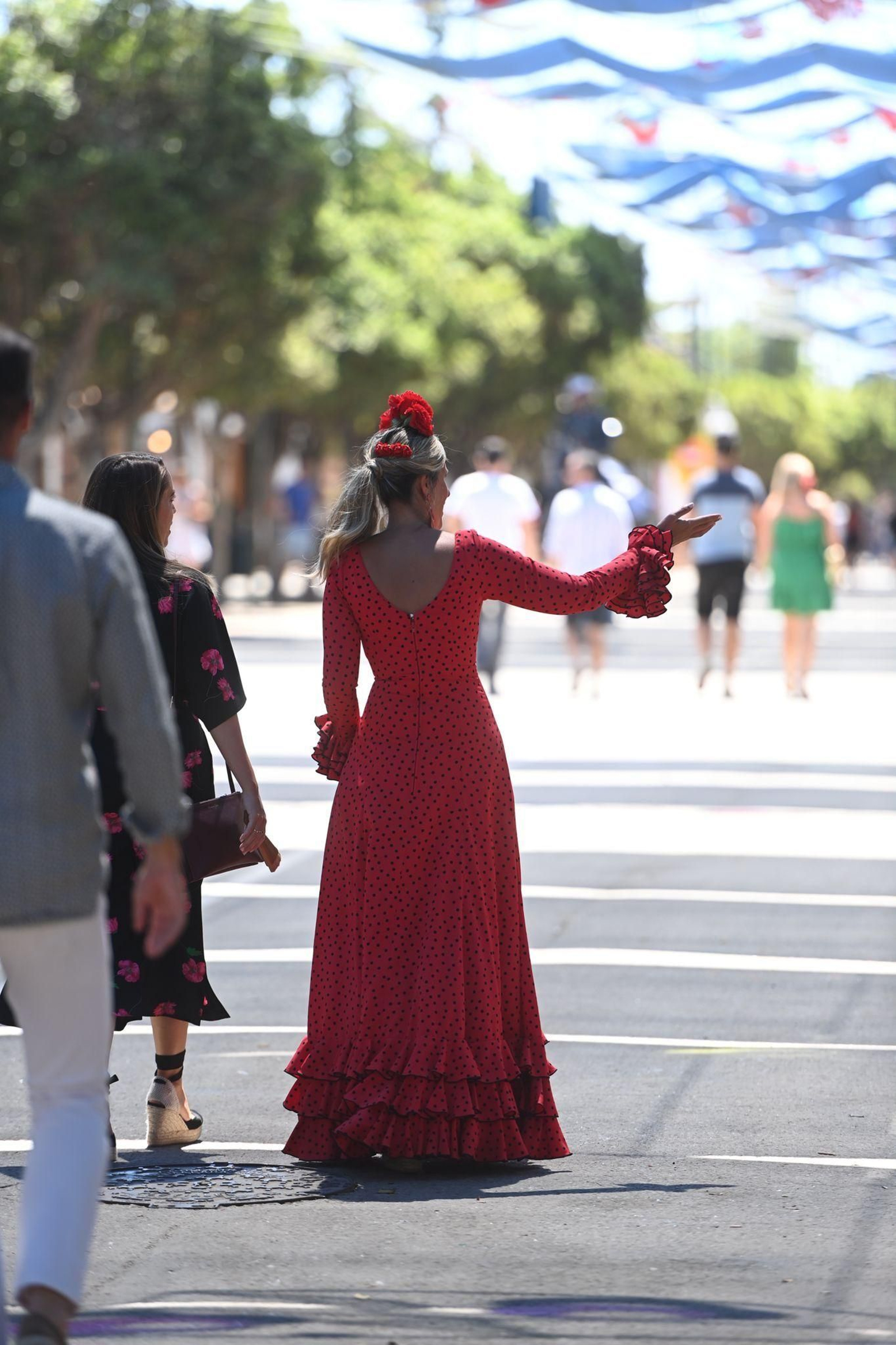 Las fotos del lunes festivo en la Feria en Málaga