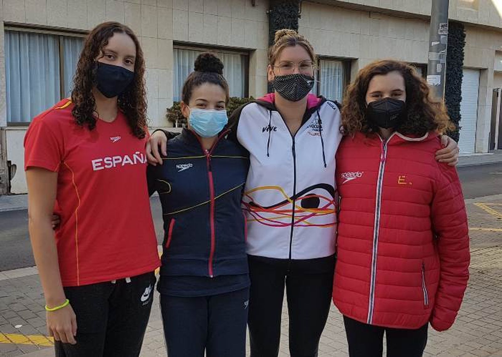 Alba Vázquez, Laura Rodríguez, Paula Ruiz y María de Gador Luque.