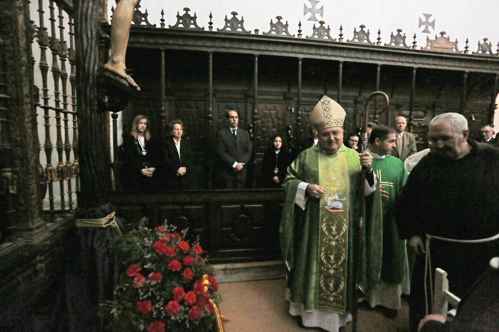 Traslado del Cristo de La Defensión en La Cartuja