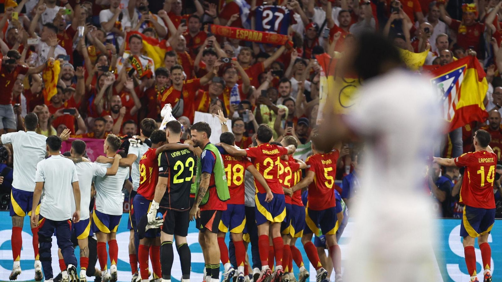 Las mejores imágenes del España - Francia