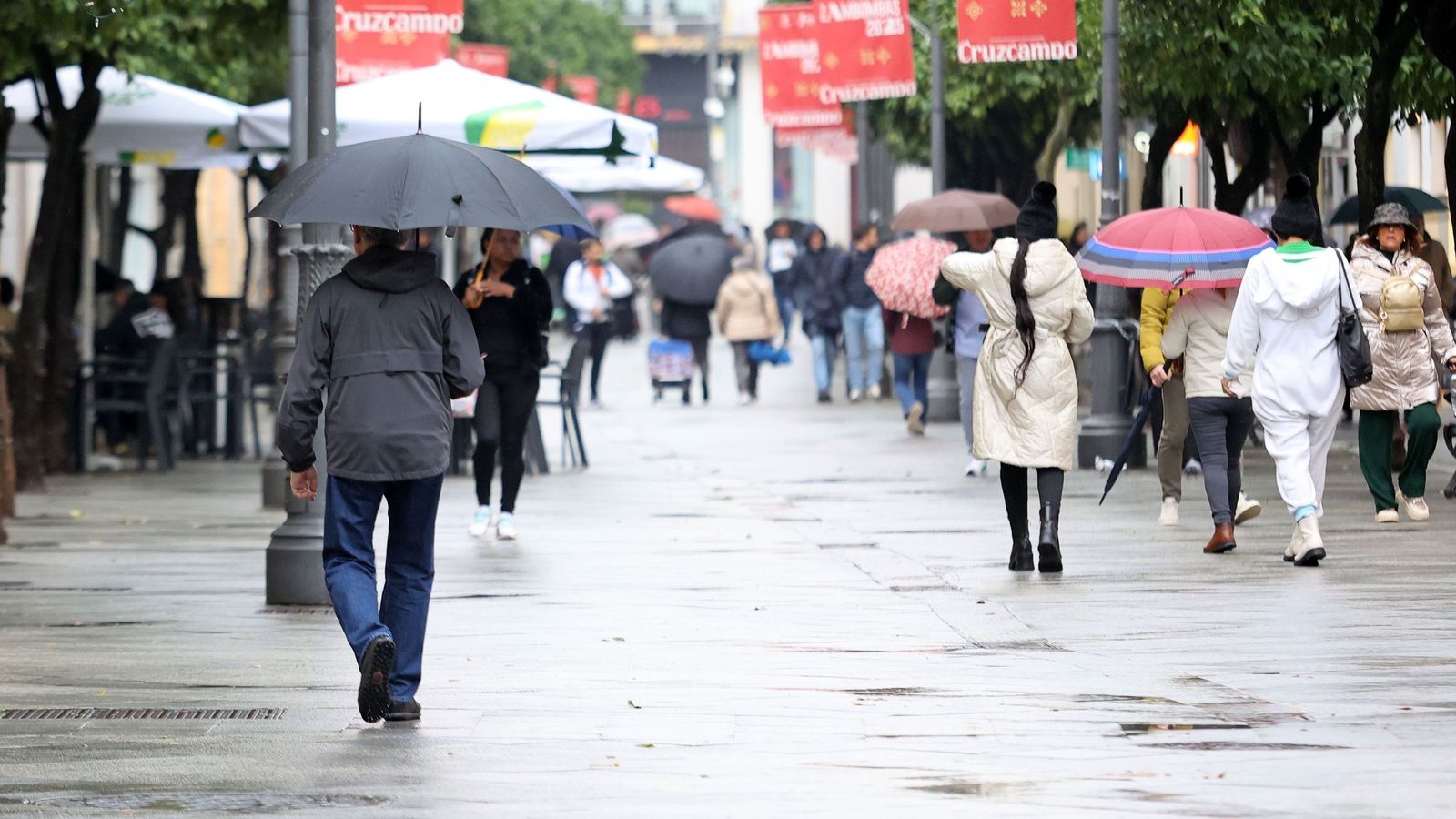 Las lluvias regresan este martes 13 de enero a Jerez