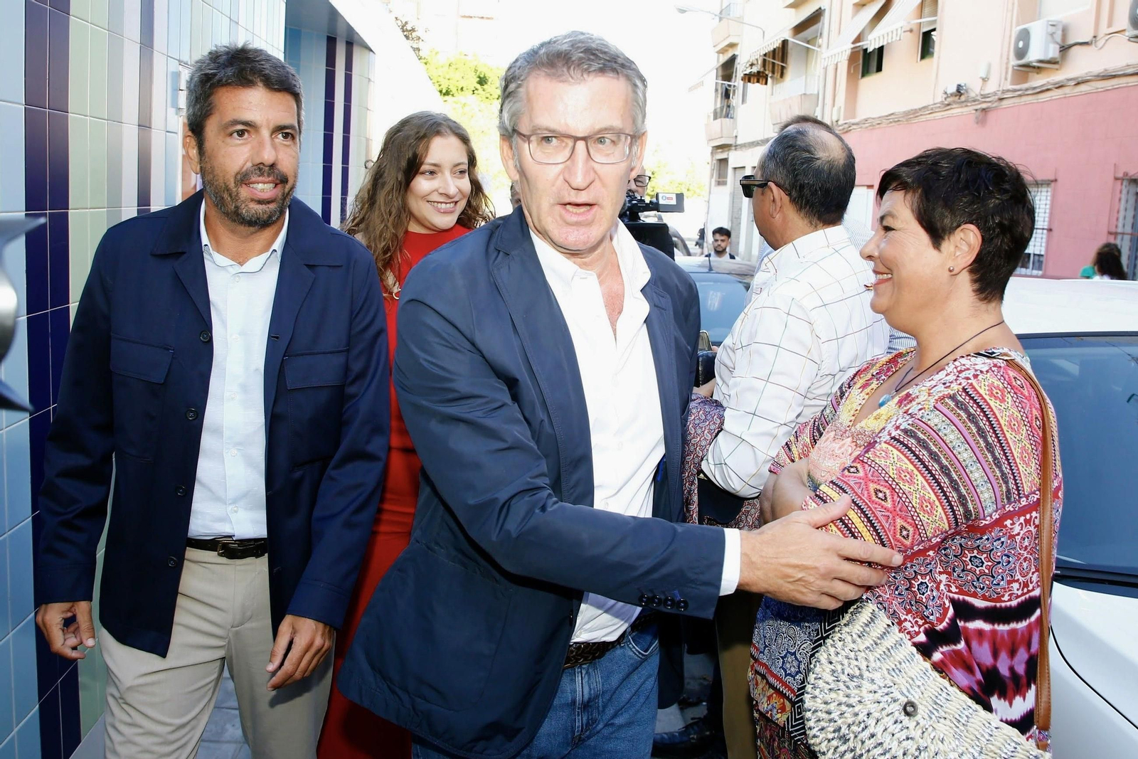 Alberto Núñez Feijóo y Carlos Mazón, en Alicante. Alberto Núñez Feijóo y Carlos Mazón, en Alicante.