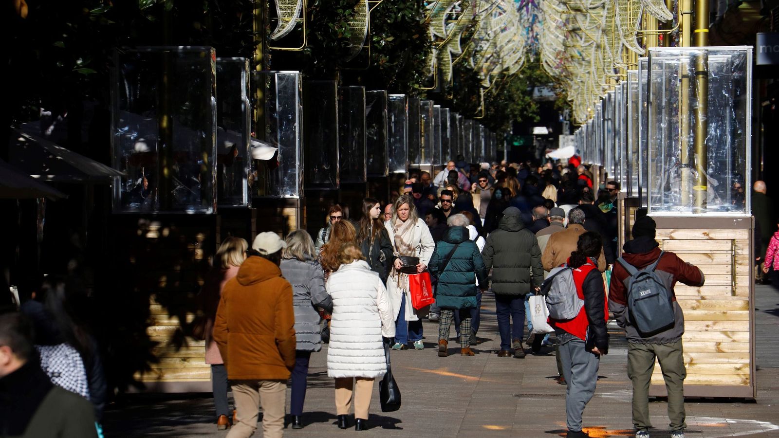Calle Cruz Conde este miércoles.
