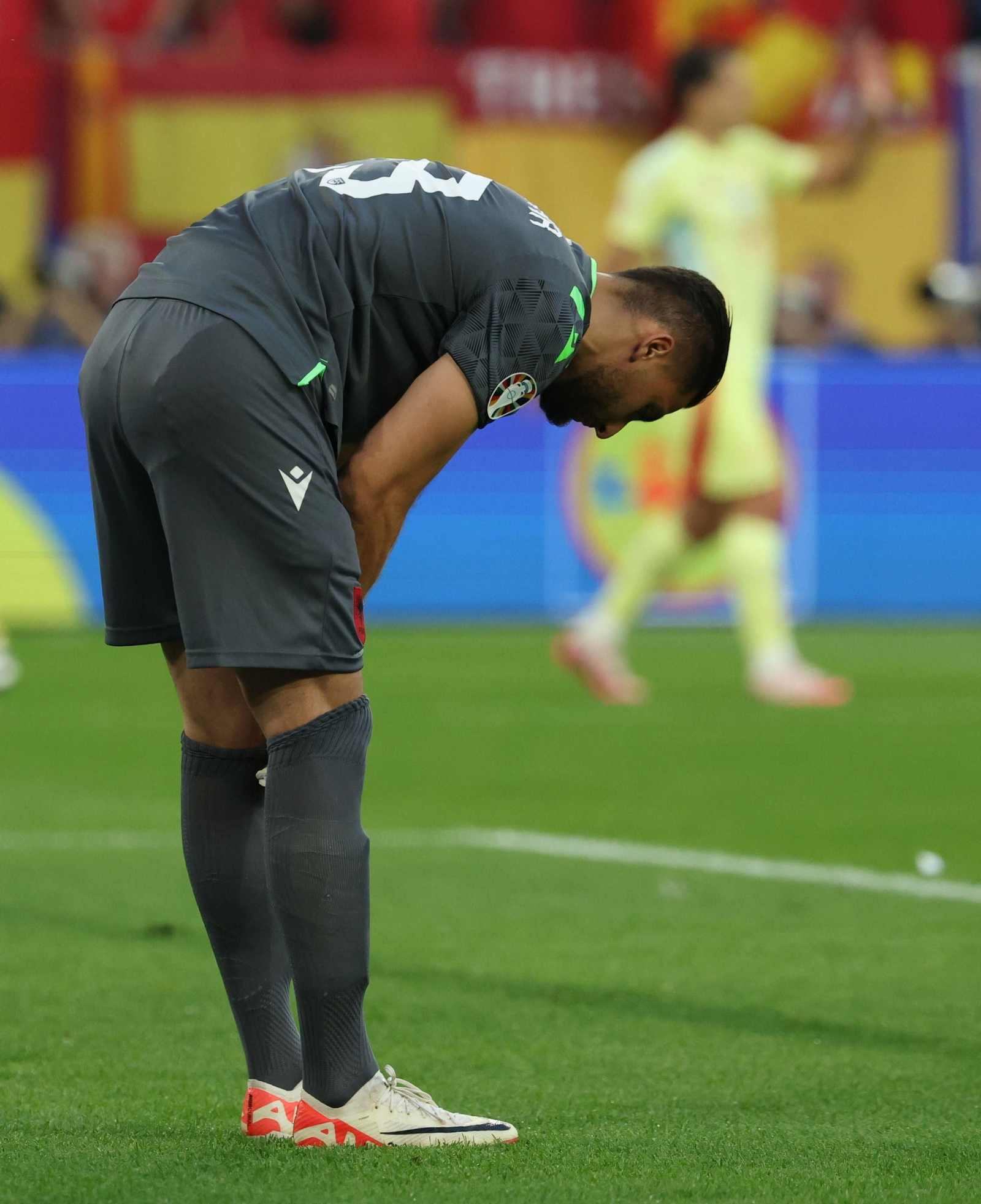 Las fotos del Albania - España