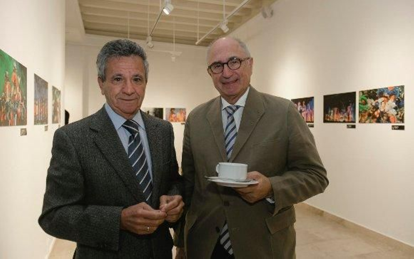 El ex presidente del Cádiz, Enrique Huguet, junto al que fue presidente de los empresarios de la provincia, Santiago Cobo.

Foto: Lourdes de Vicente