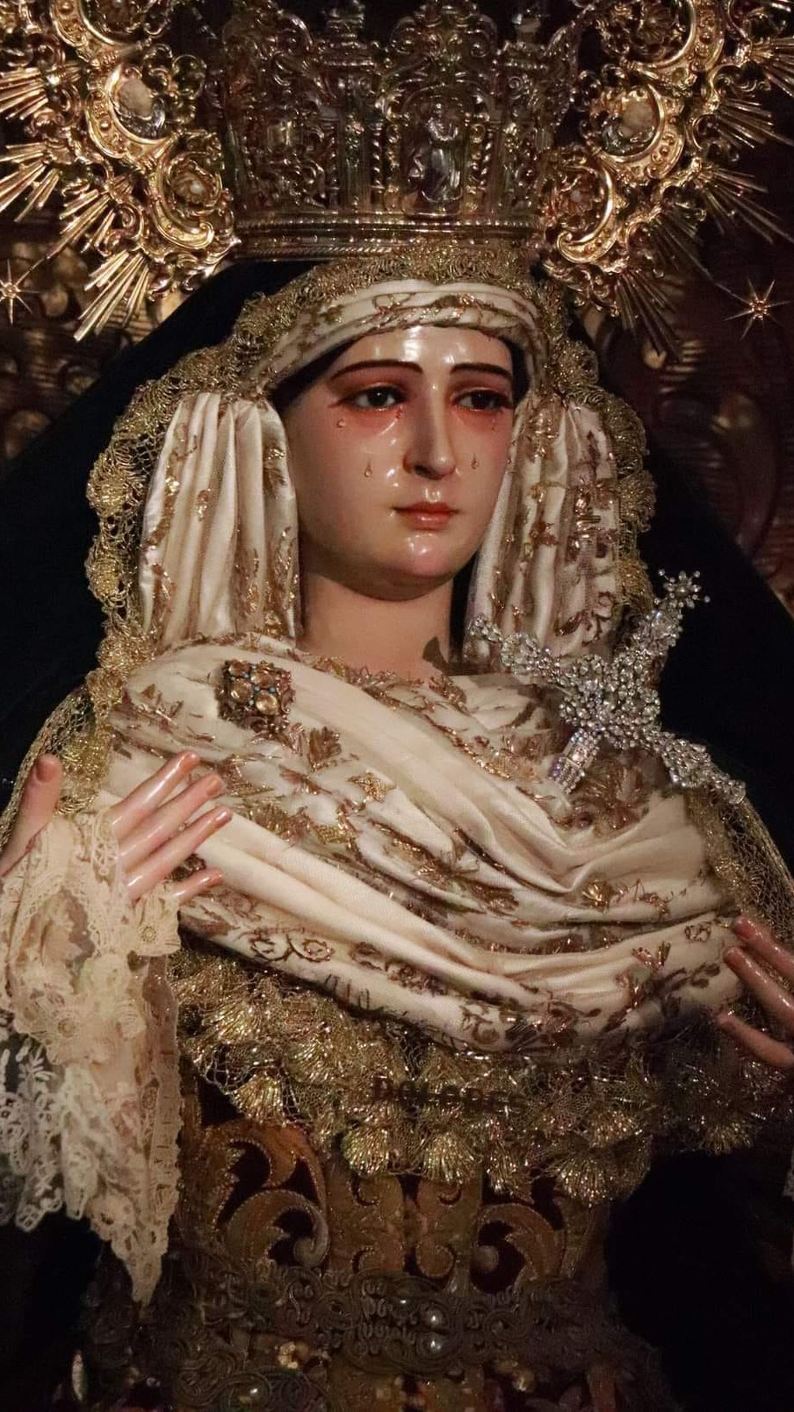 La imagen de la Virgen de los Doloresp
