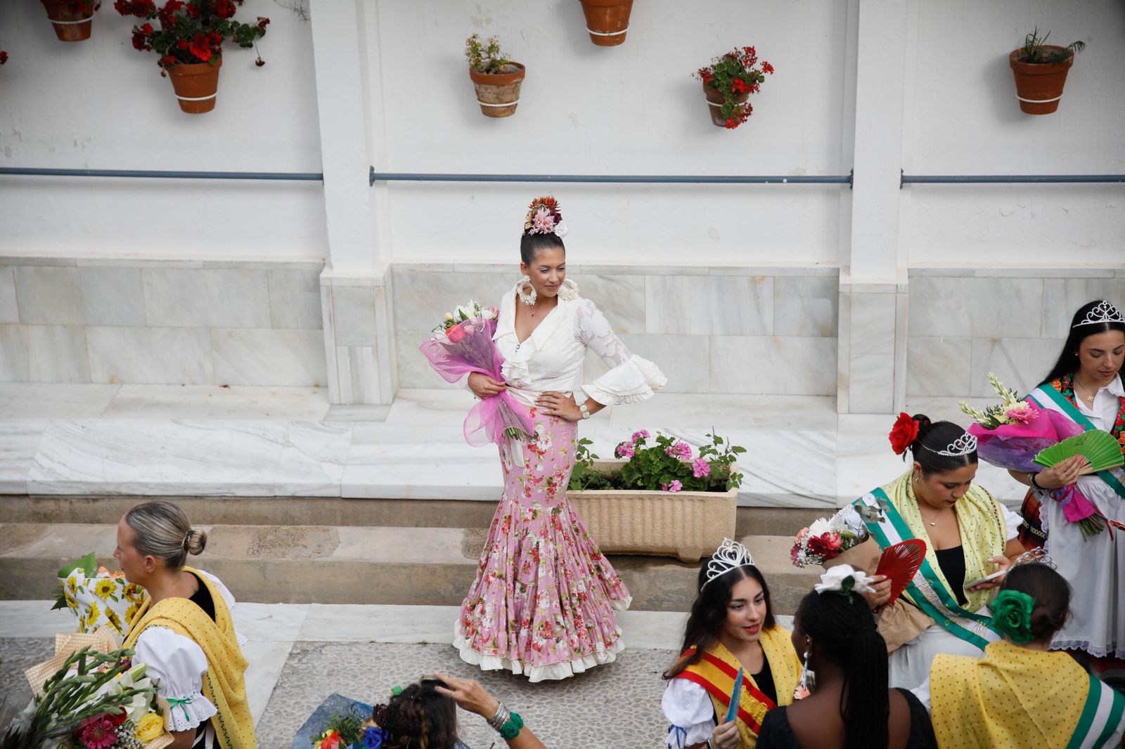La Subida del Agua de las fiestas de Mojácar, en imágenes