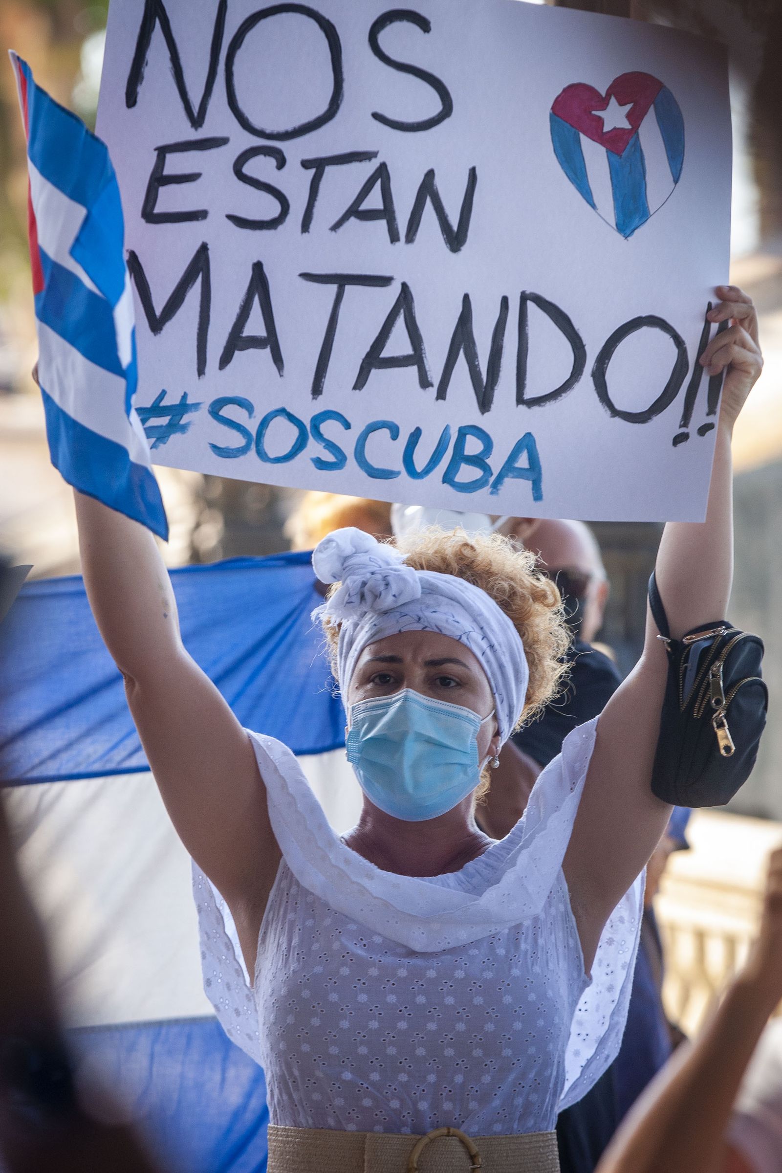 Otra de las pancartas.