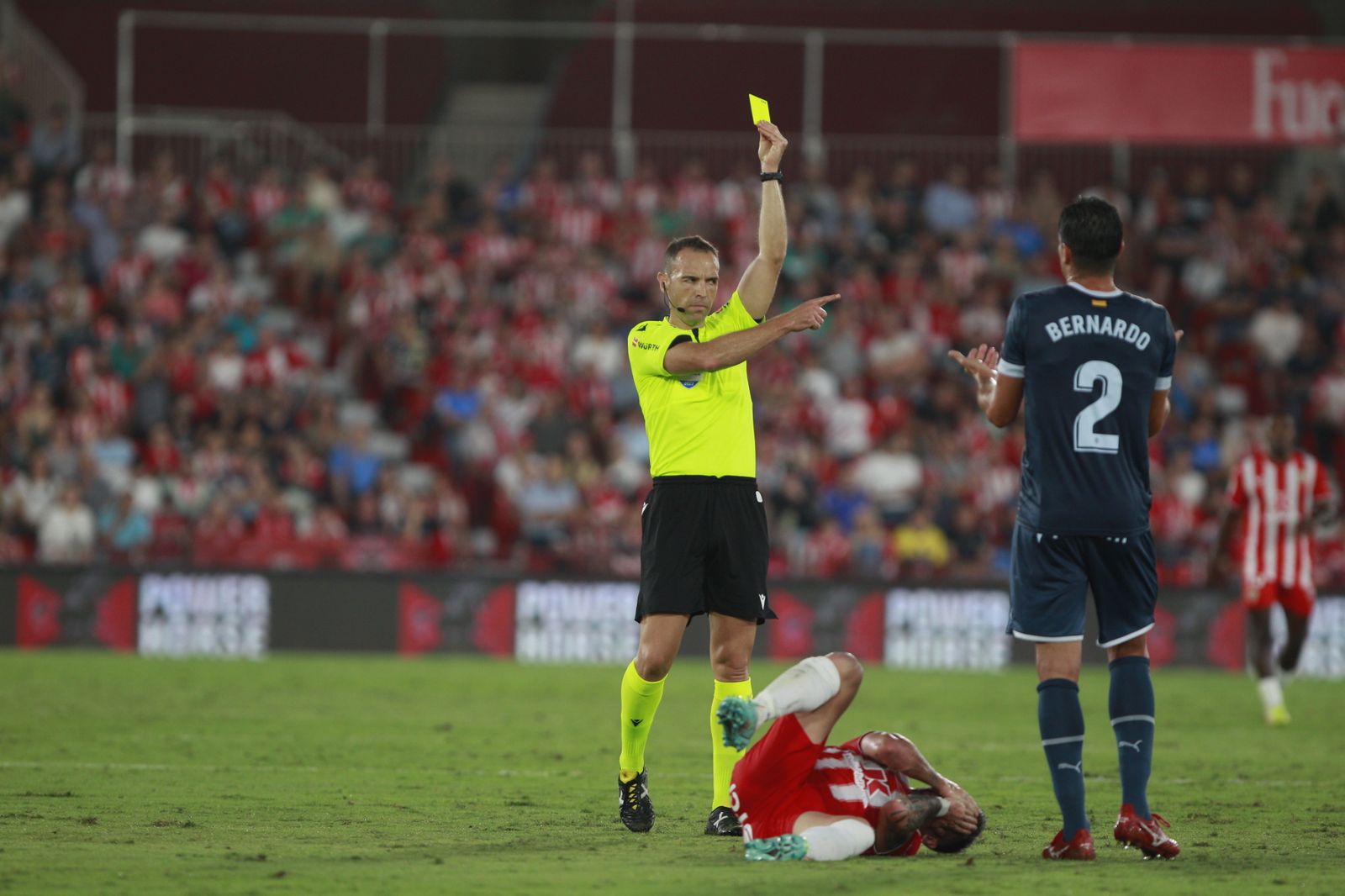 Imágenes del partido de fútbol U.D. Almería-Girona F.C.