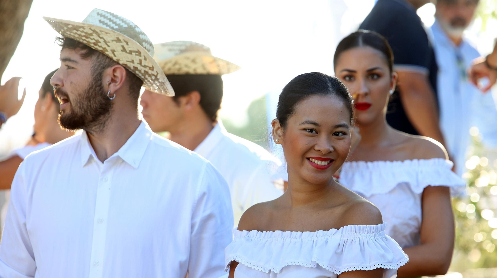 Imágenes de la tradicional pisa de la uva en Jerez