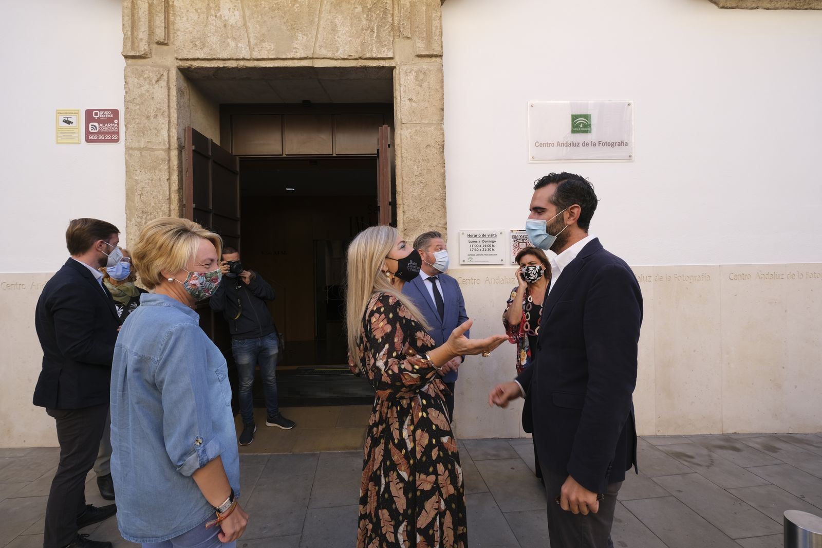 Fotogalería visita Consejera Cultura al CAF