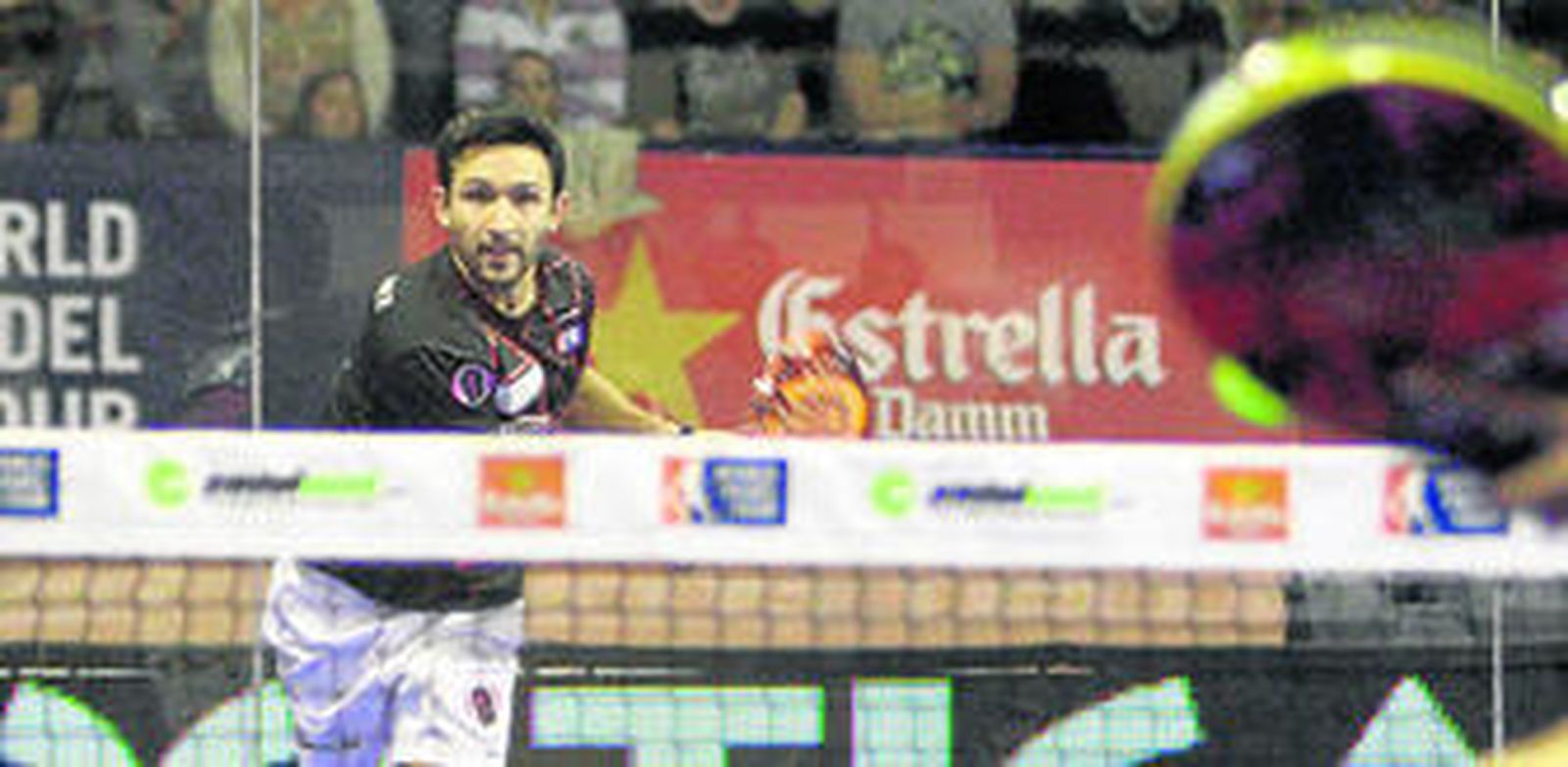 Carlos Daniel Sanyo Gutiérrez, campeón del torneo de Marbella, en acción durante el partido de octavos.